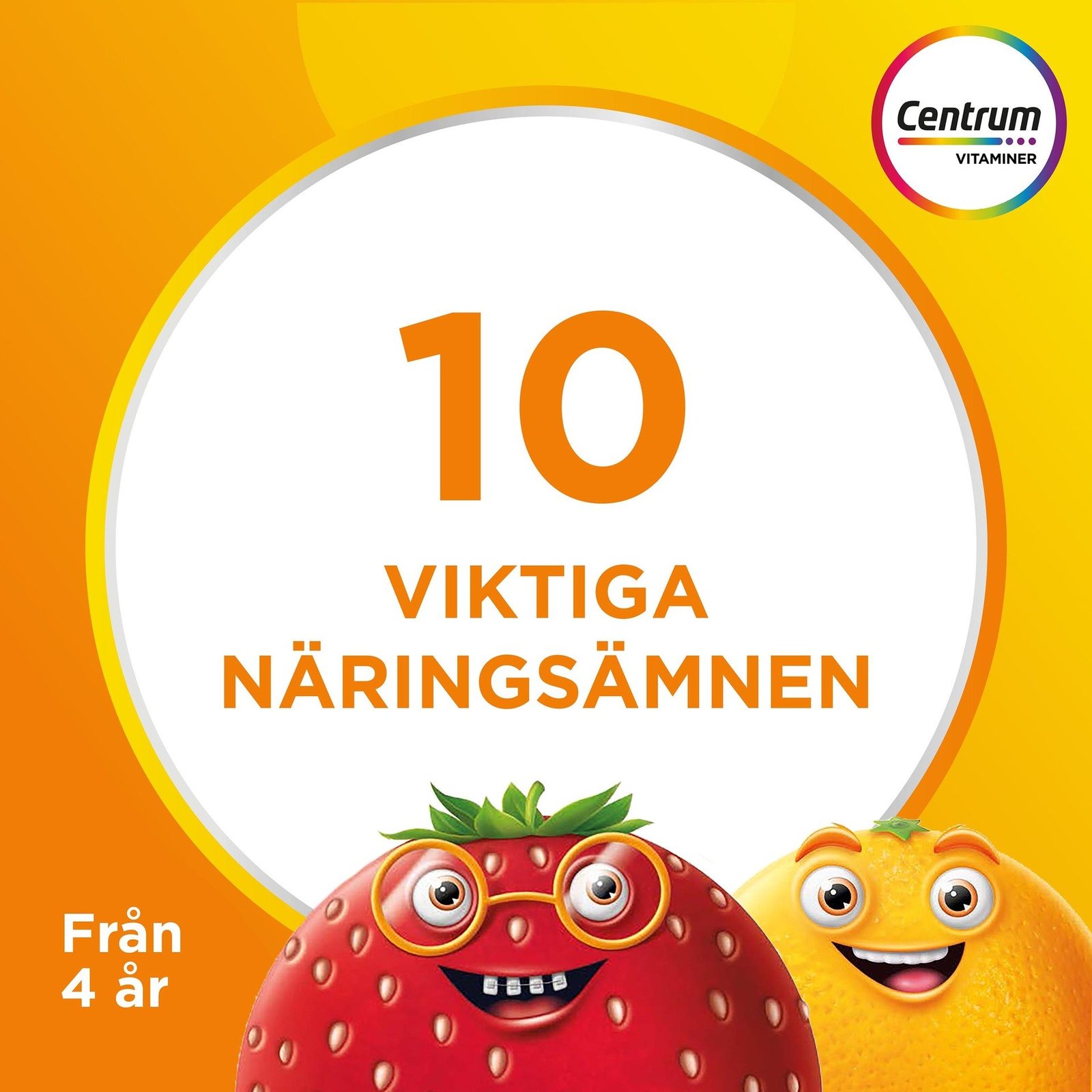 Centrum Barn Multivitamin Gummies Jordgubb & Apelsin 60 gummies