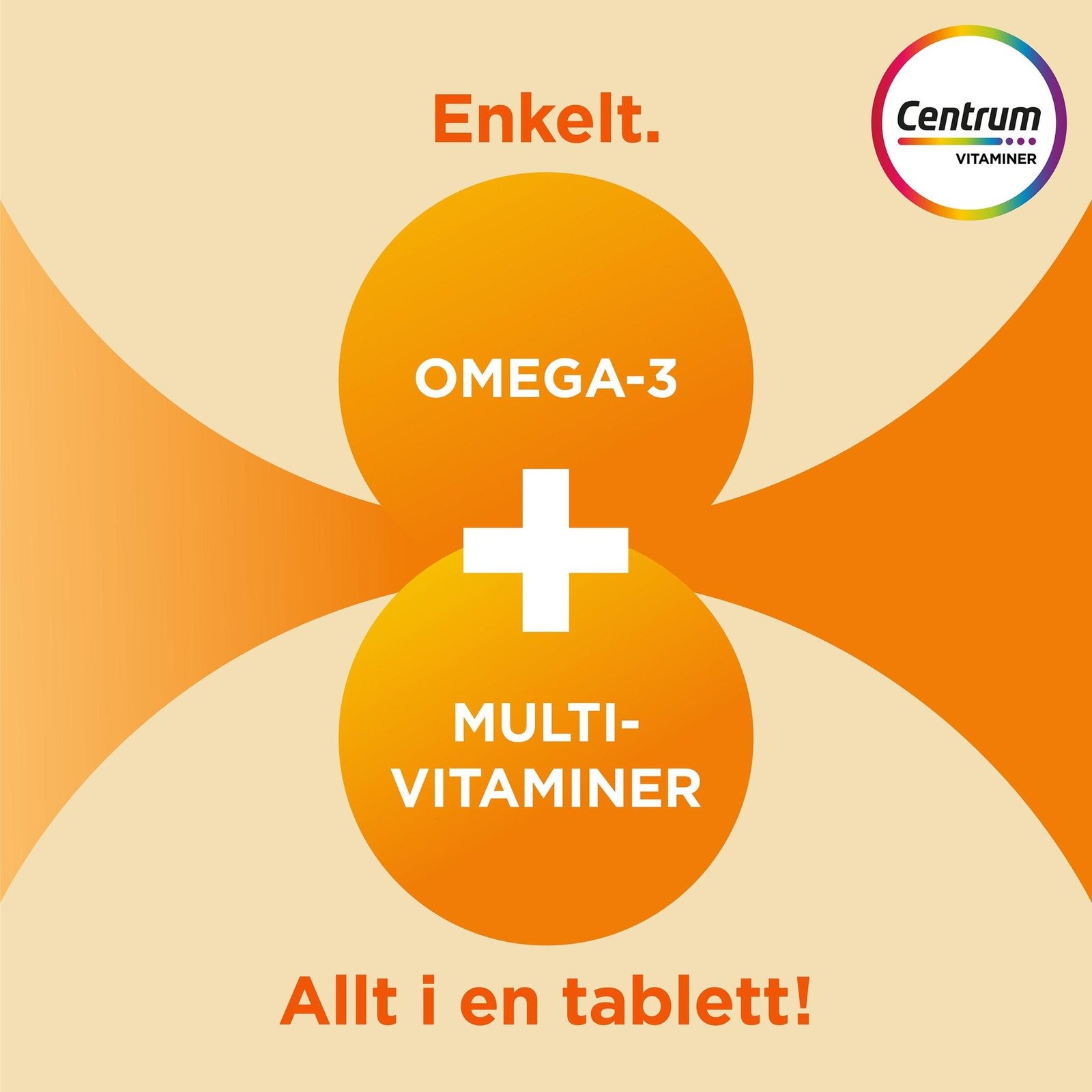 Centrum Omega-3 + Multivitamin 90 kapslar