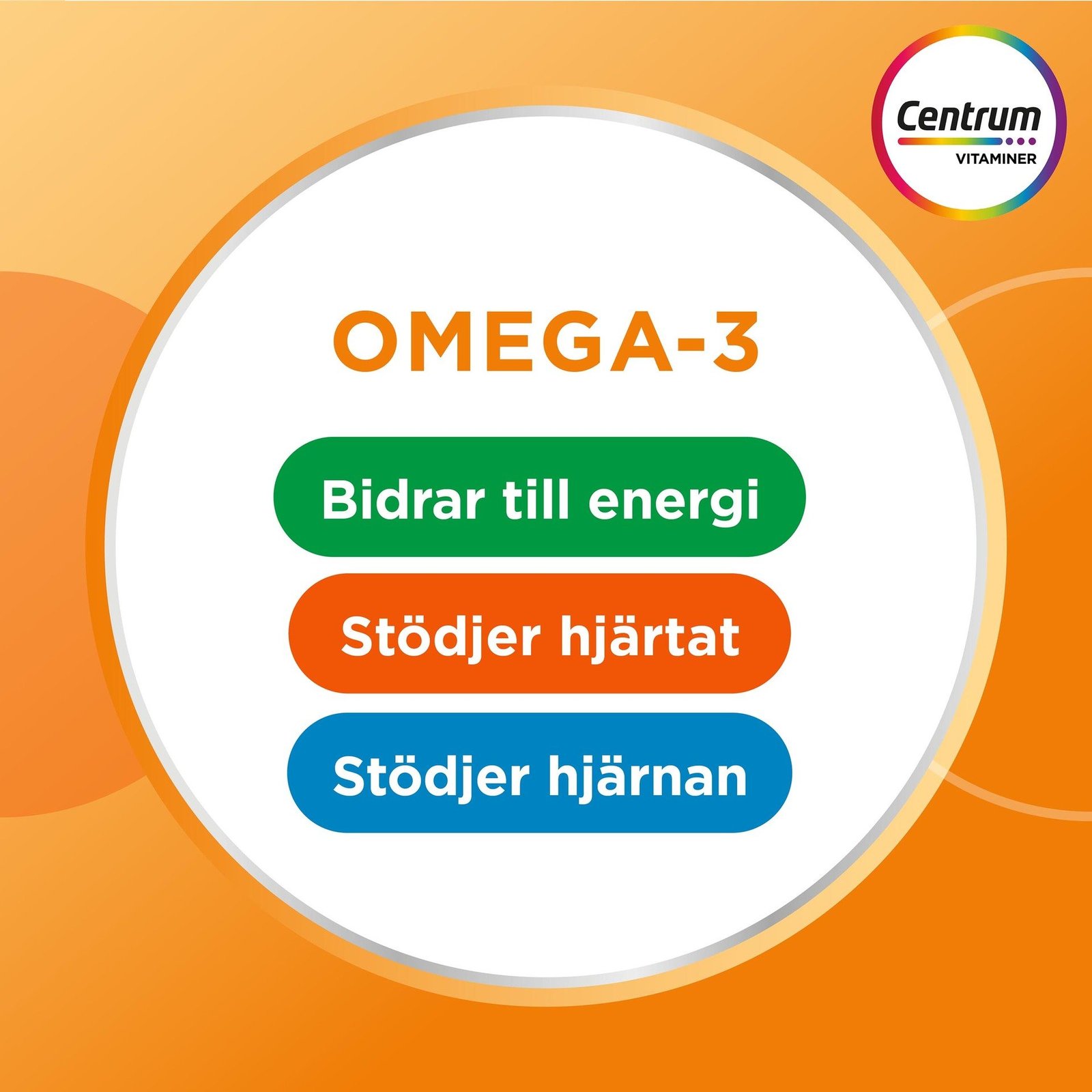 Centrum Omega-3 + Multivitamin 90 kapslar