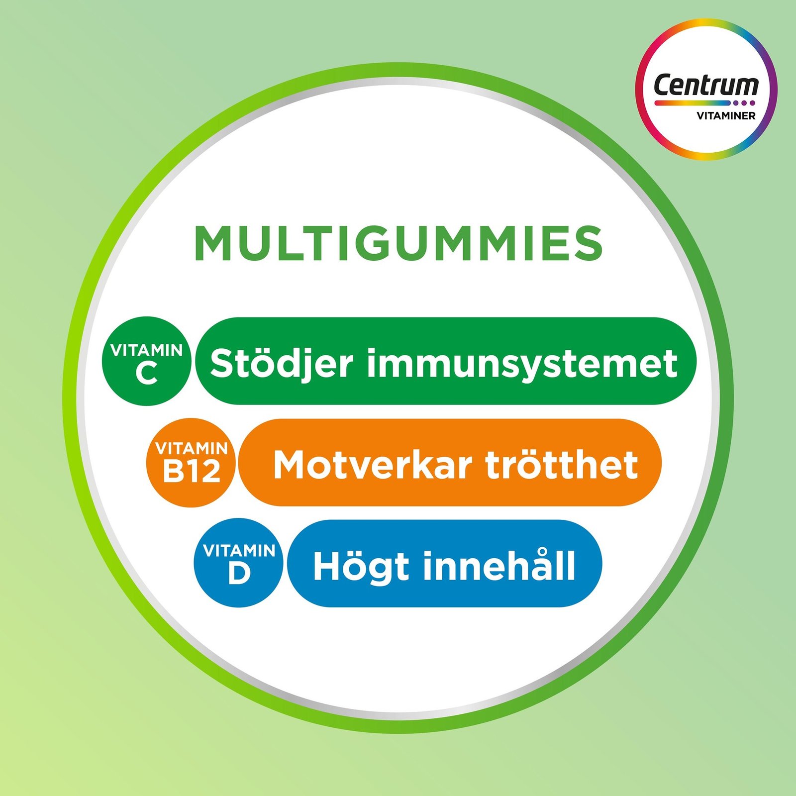 Centrum Multivitamin Gummies Vuxna Apelsin 60 gummies