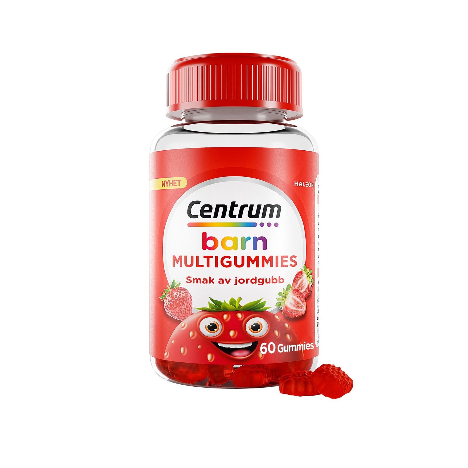 Centrum Barn Multivitamin Gummies Jordgubb 60 gummies