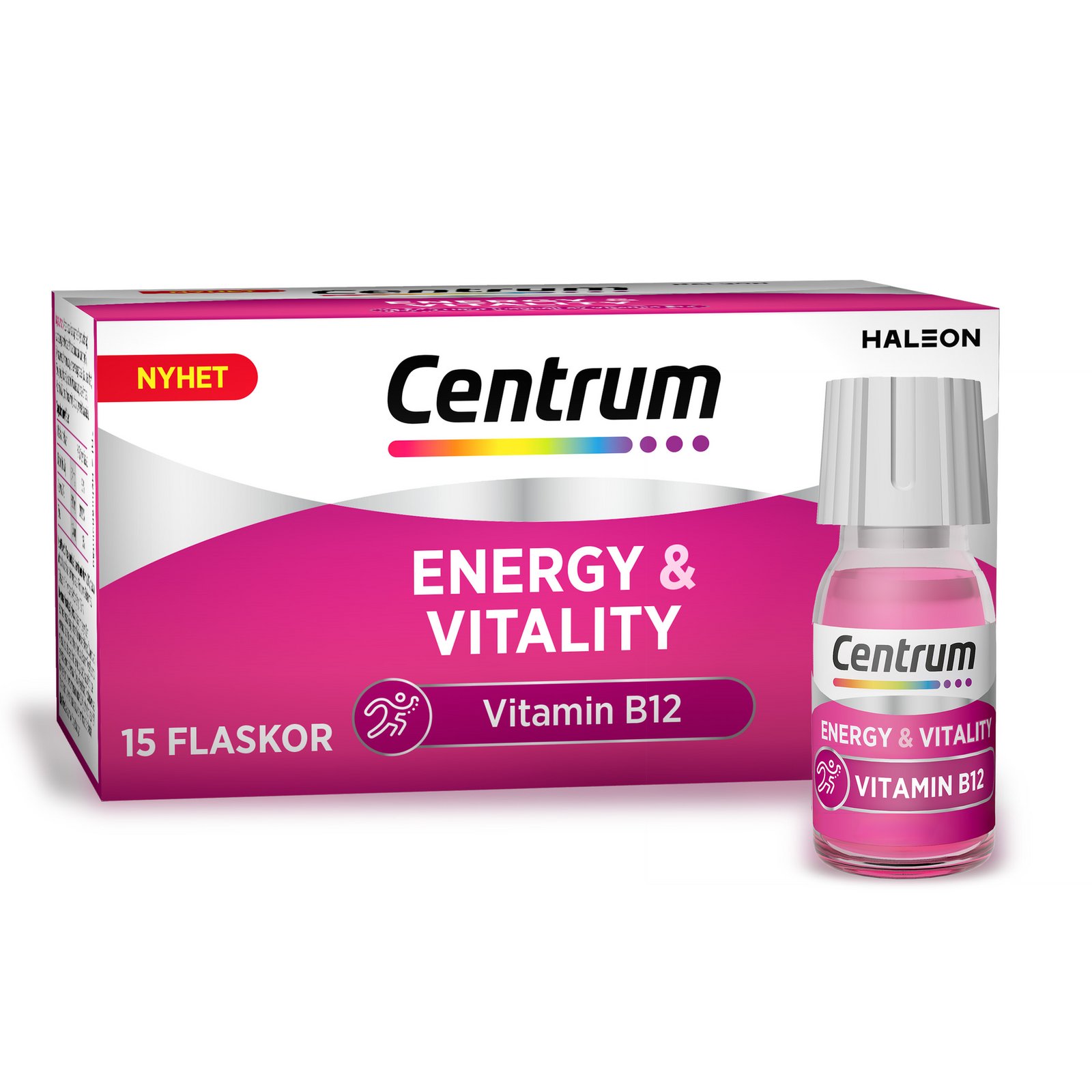 Centrum Energy & Vitality Energishot med B12 och zink 15 flaskor