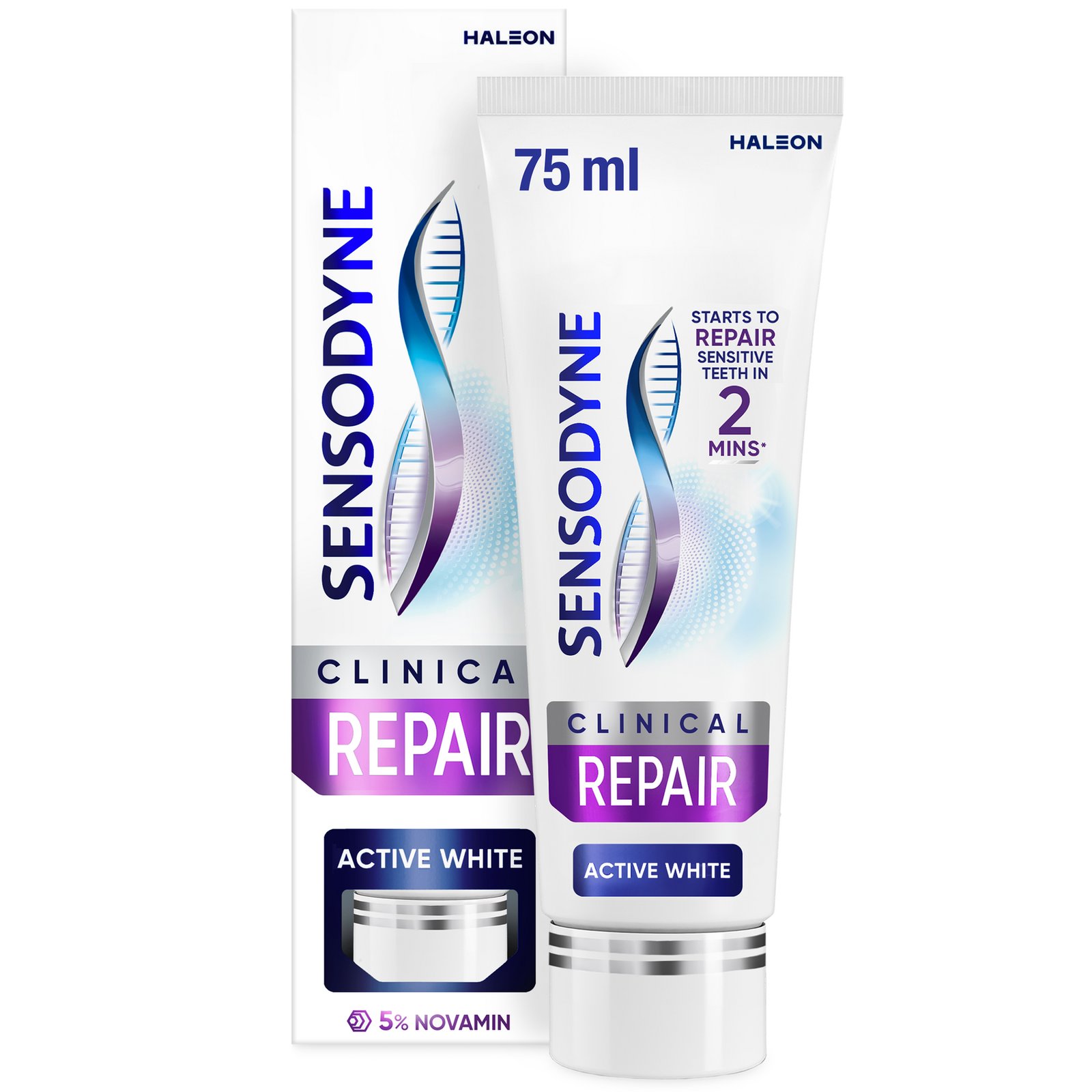 Sensodyne Clinical Repair Active White Tandkräm 75 ml