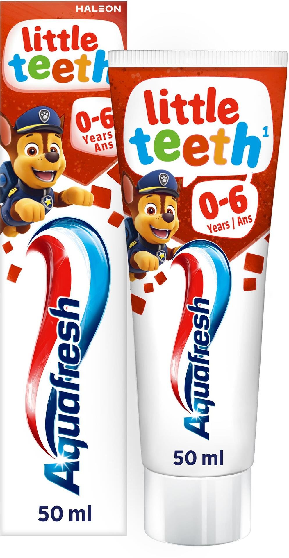 Aquafresh Little Teeth Tandkräm Paw Patrol 0-6 år