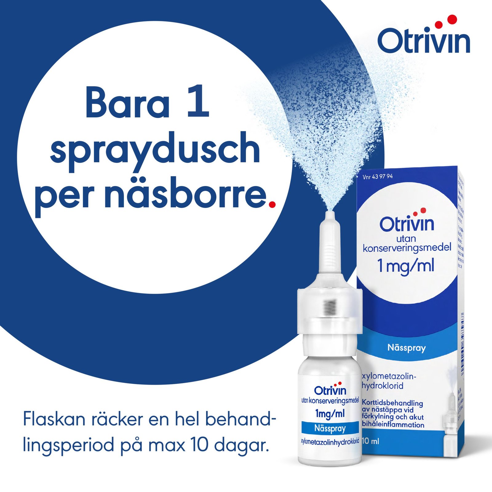Otrivin Nässpray 1mg/ml 10 ml