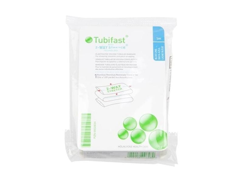 Mölnlycke Health Care Tubifast 2 Way Stretch Blue Line 1 m