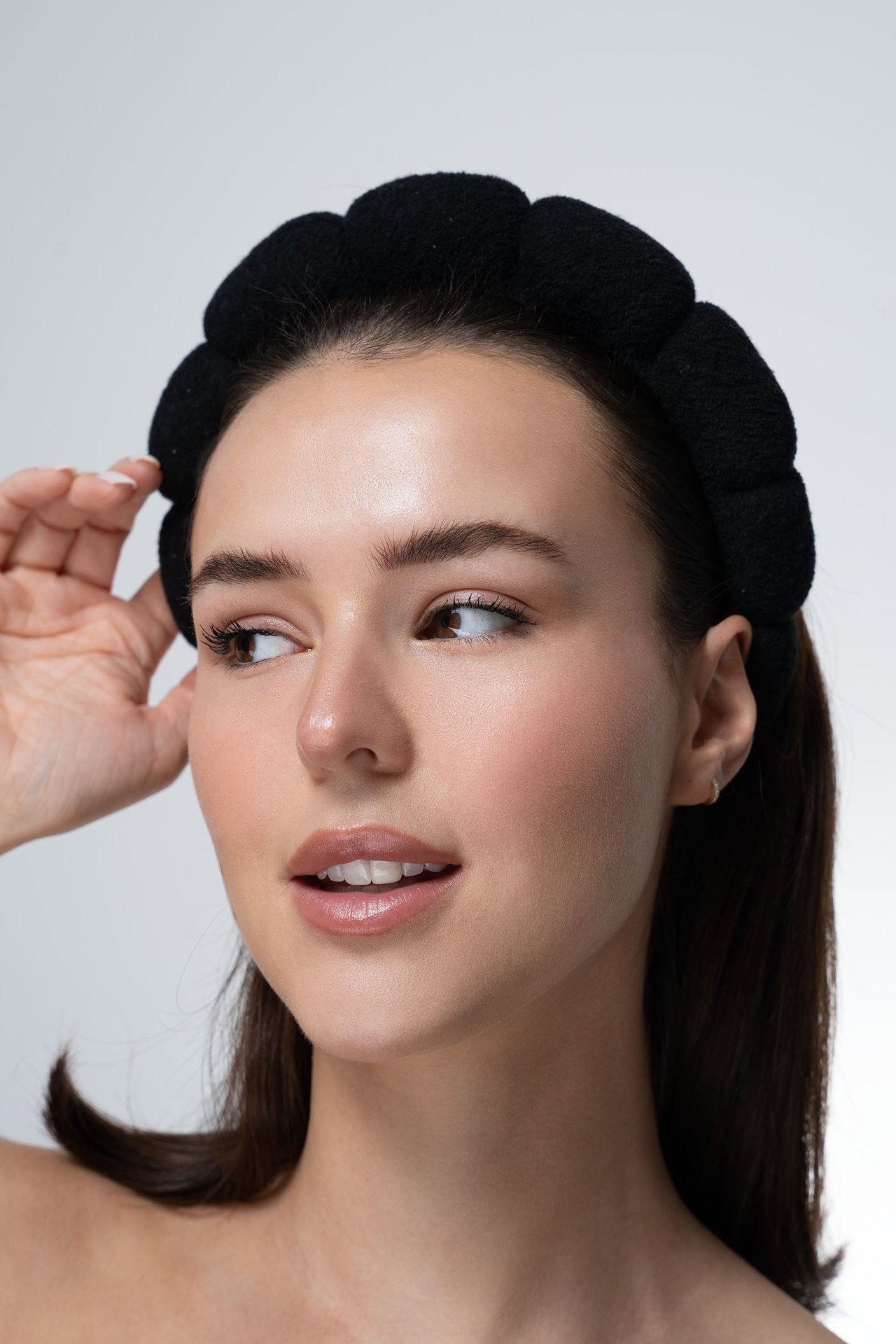 Brushworks Black Cloud Headband