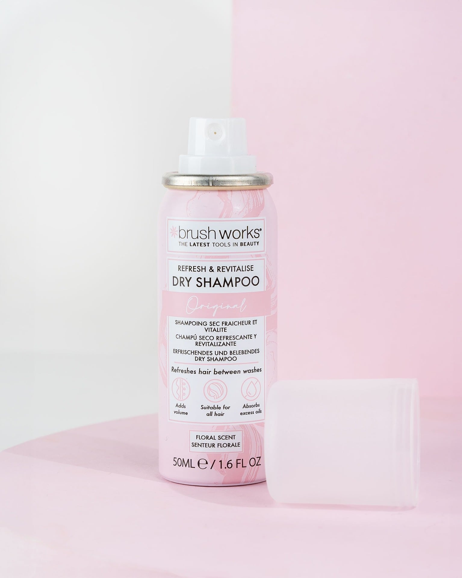 Brushworks Refresh & Revitalise Floral Dry Shampoo 50 ml