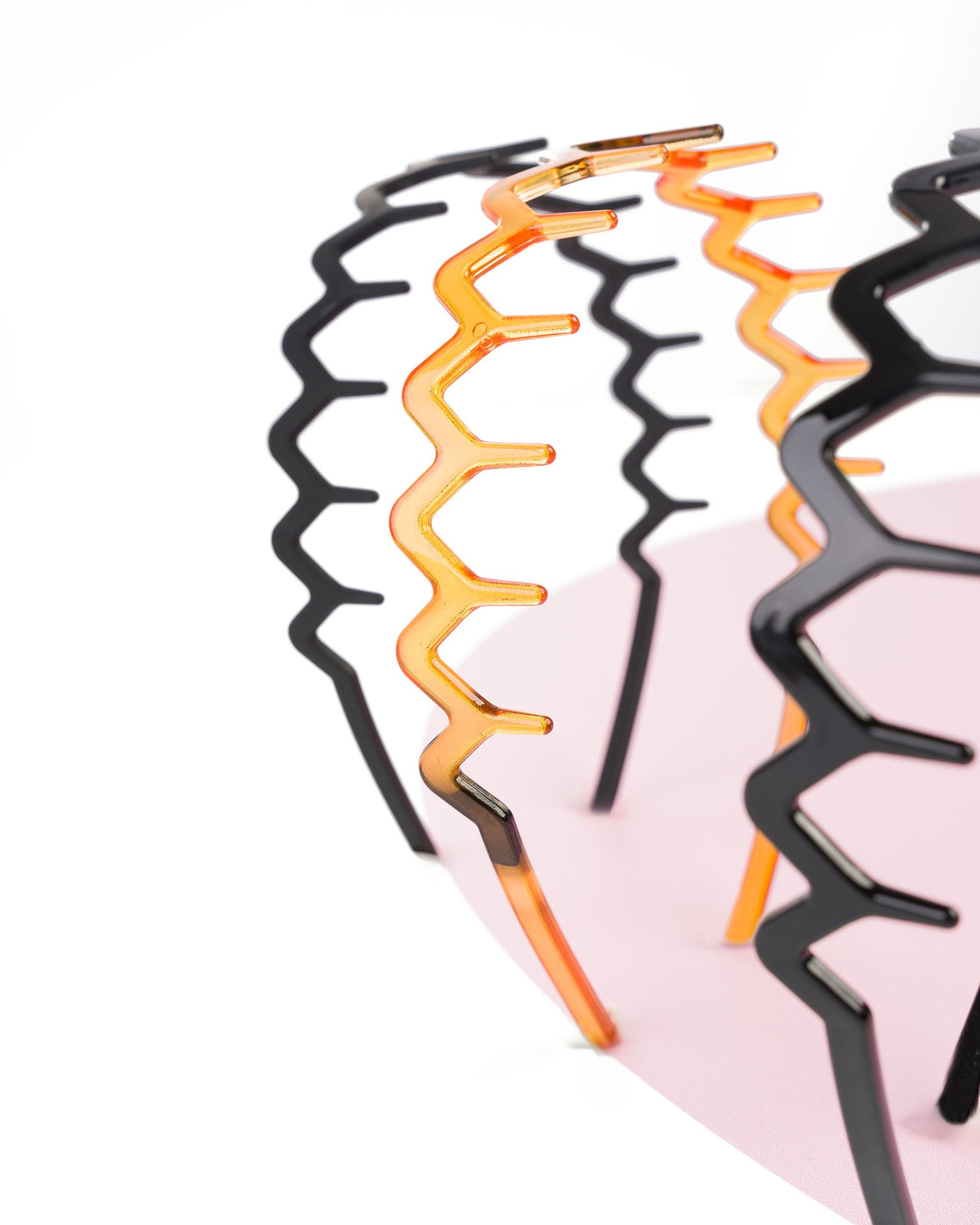 Brushworks Zig Zag Headband - 3-pack
