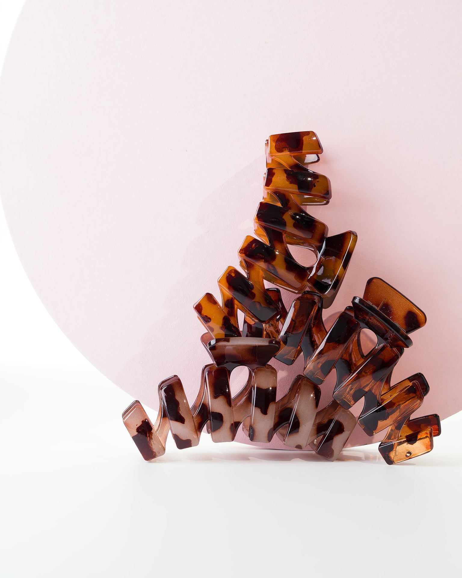 Brushworks Tortoiseshell Claw Clips 3 st