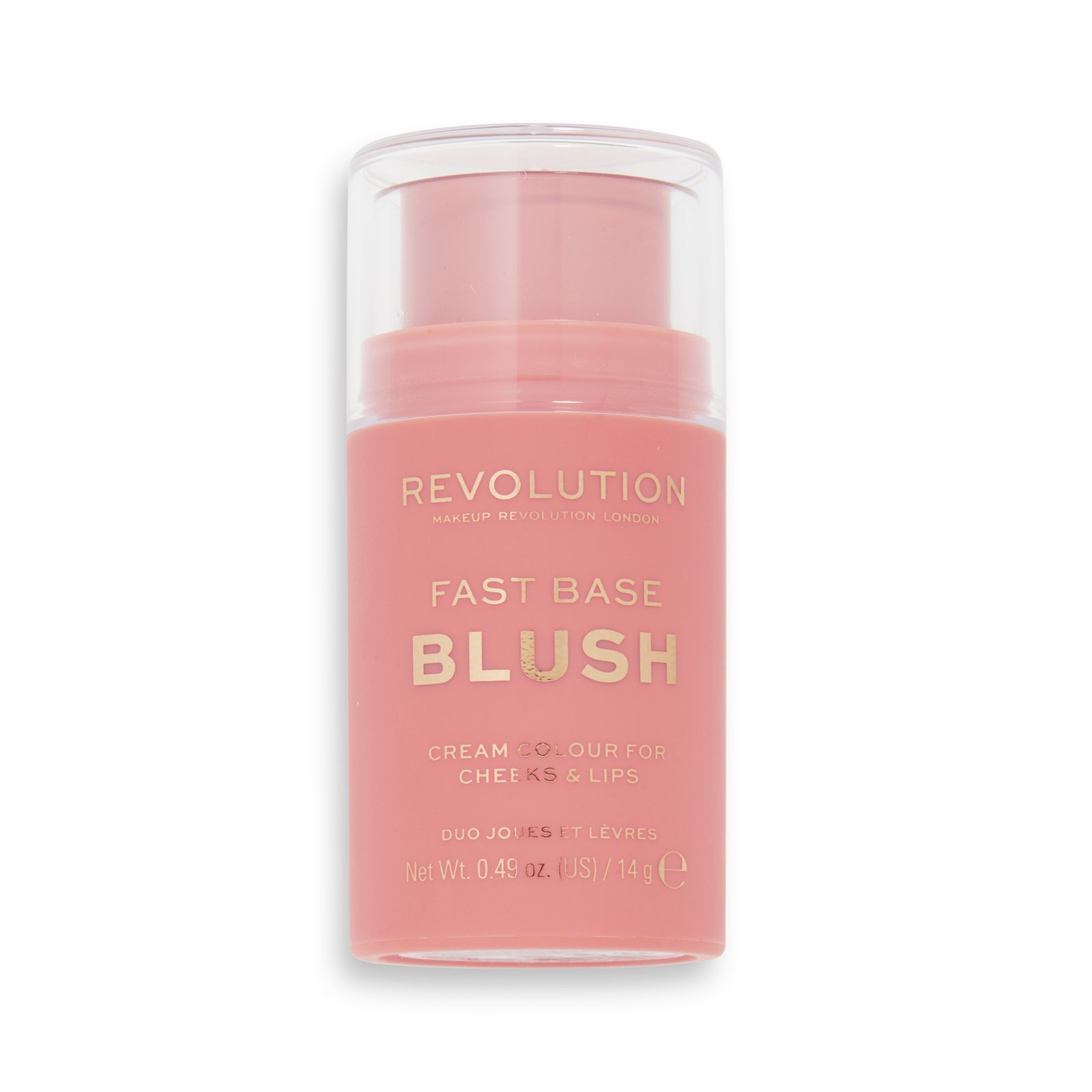 Makeup Revolution Fast Base Blush Stick Peach 14g