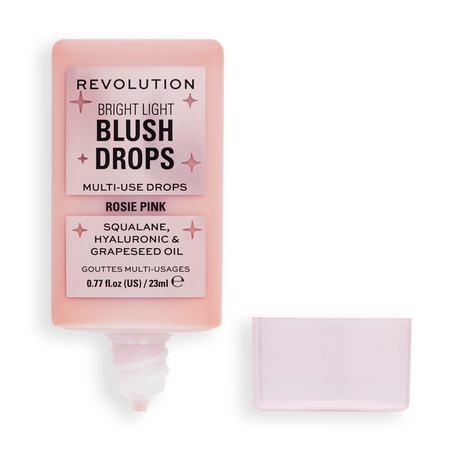 Revolution Bright Light Blush Drops Pink Rosie 23 ml