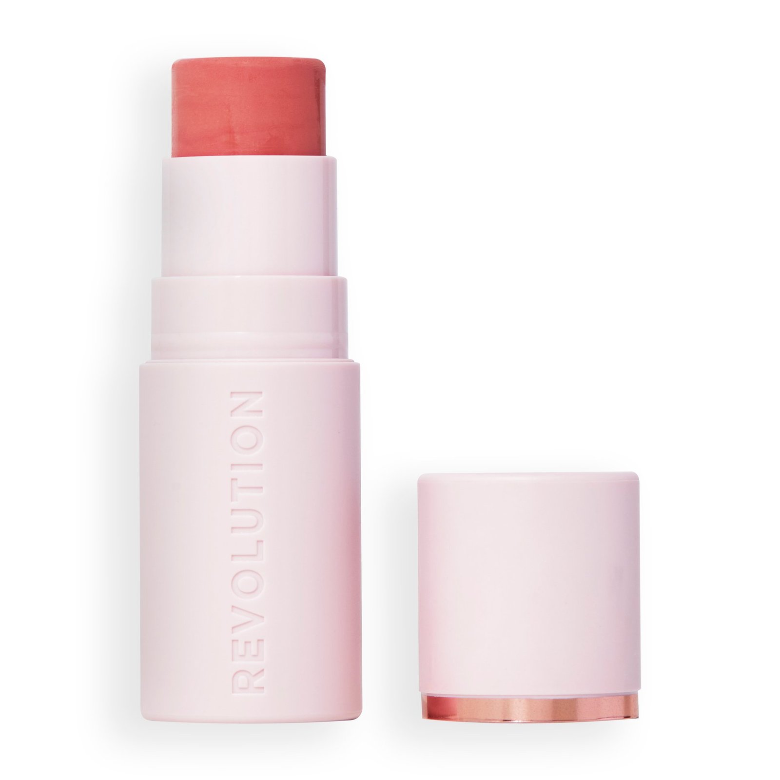 Revolution Skin Silk Marble Blush Stick Peachy Pink 4,5 g
