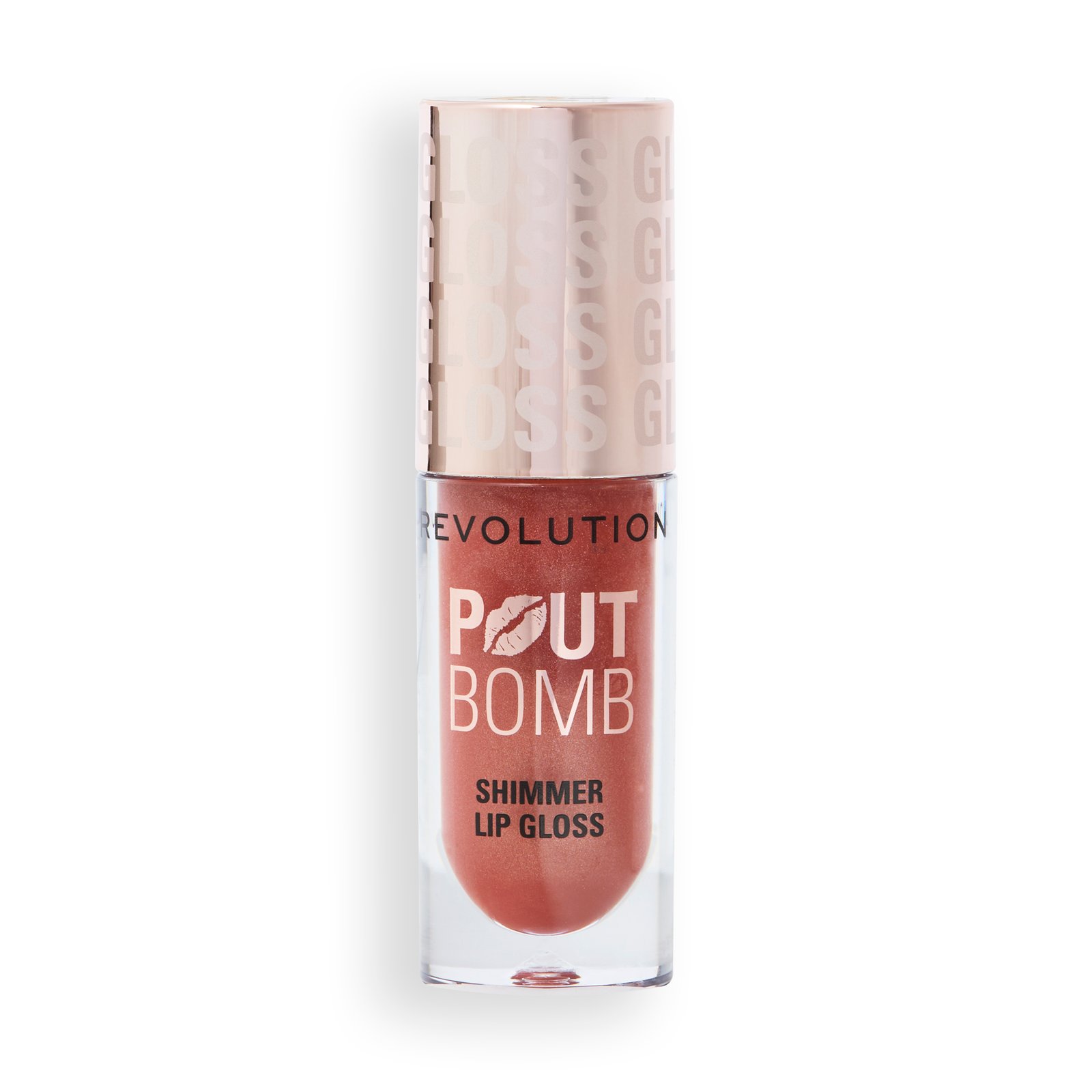 Revolution Beauty London Pout Bomb Shimmer Gloss Nude Glow 4,5 ml