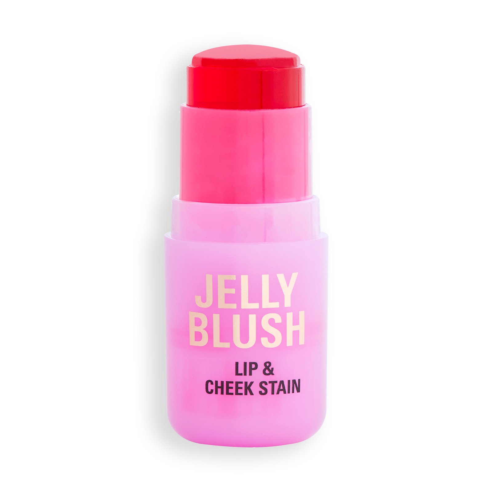Revolution Beauty London Jelly Blush Stick Lip and Cheek Stain Strawberry Pink 8,4 g