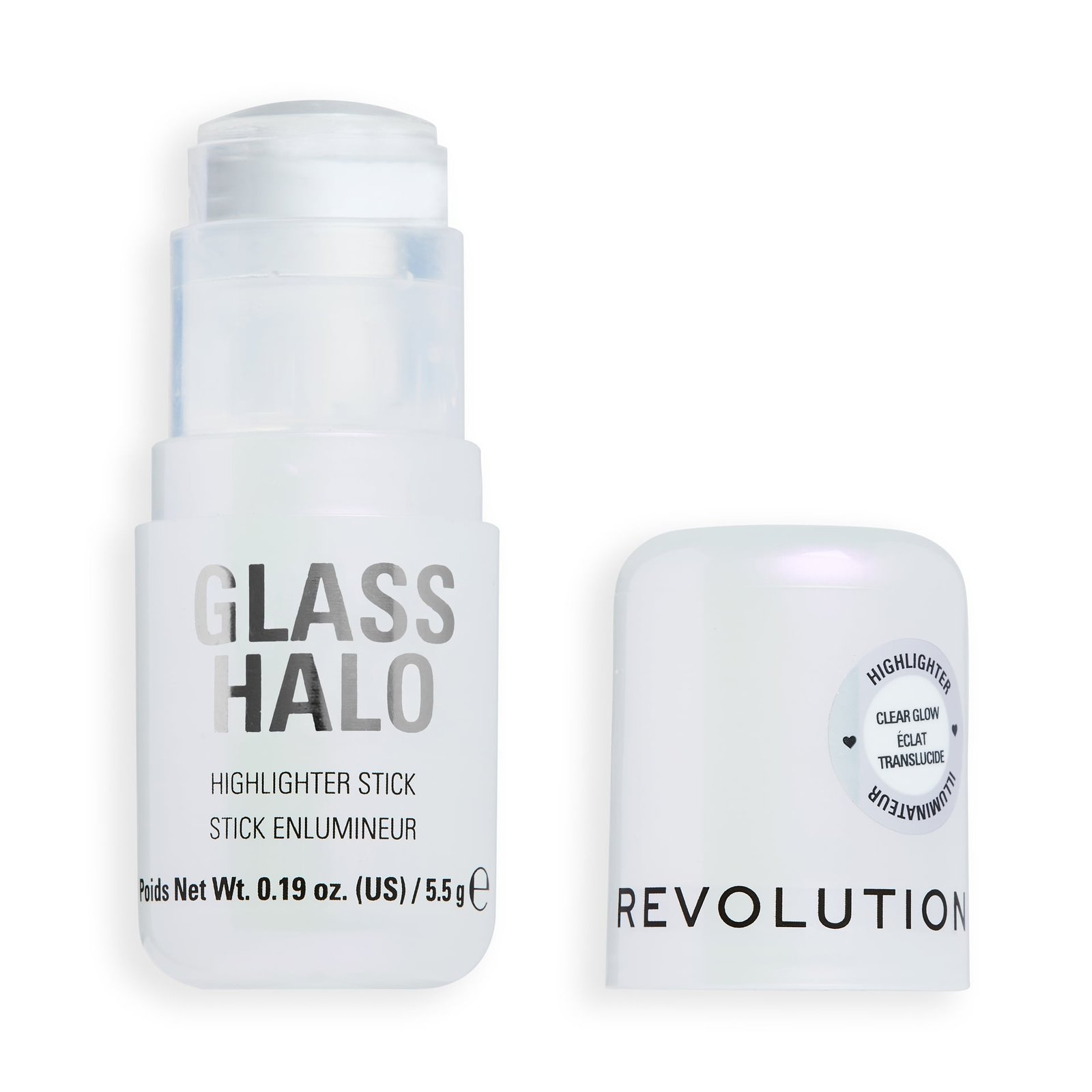 Revolution Glass Halo Highlighter Stick Clear Glow 5,5g