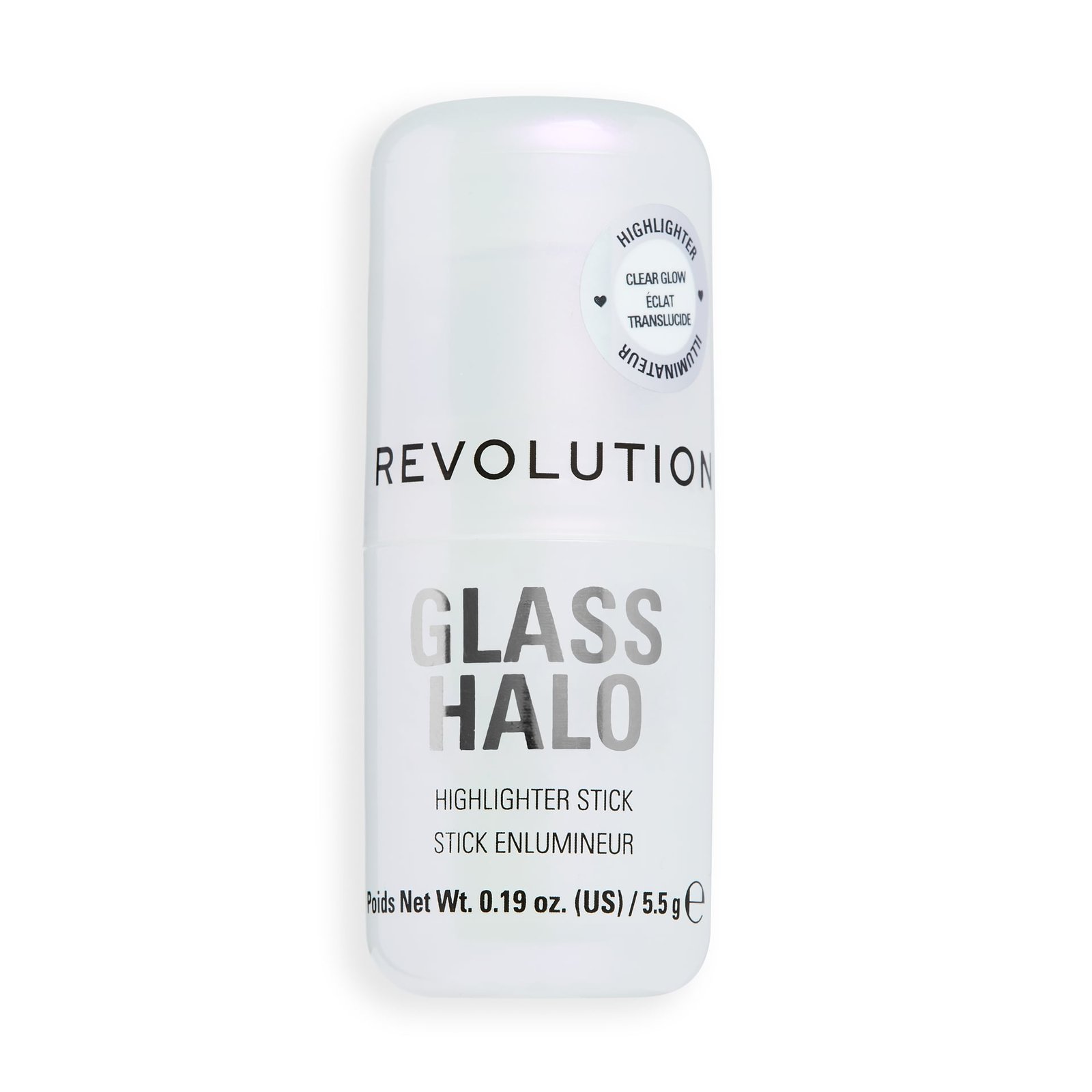Revolution Glass Halo Highlighter Stick Clear Glow 5,5g