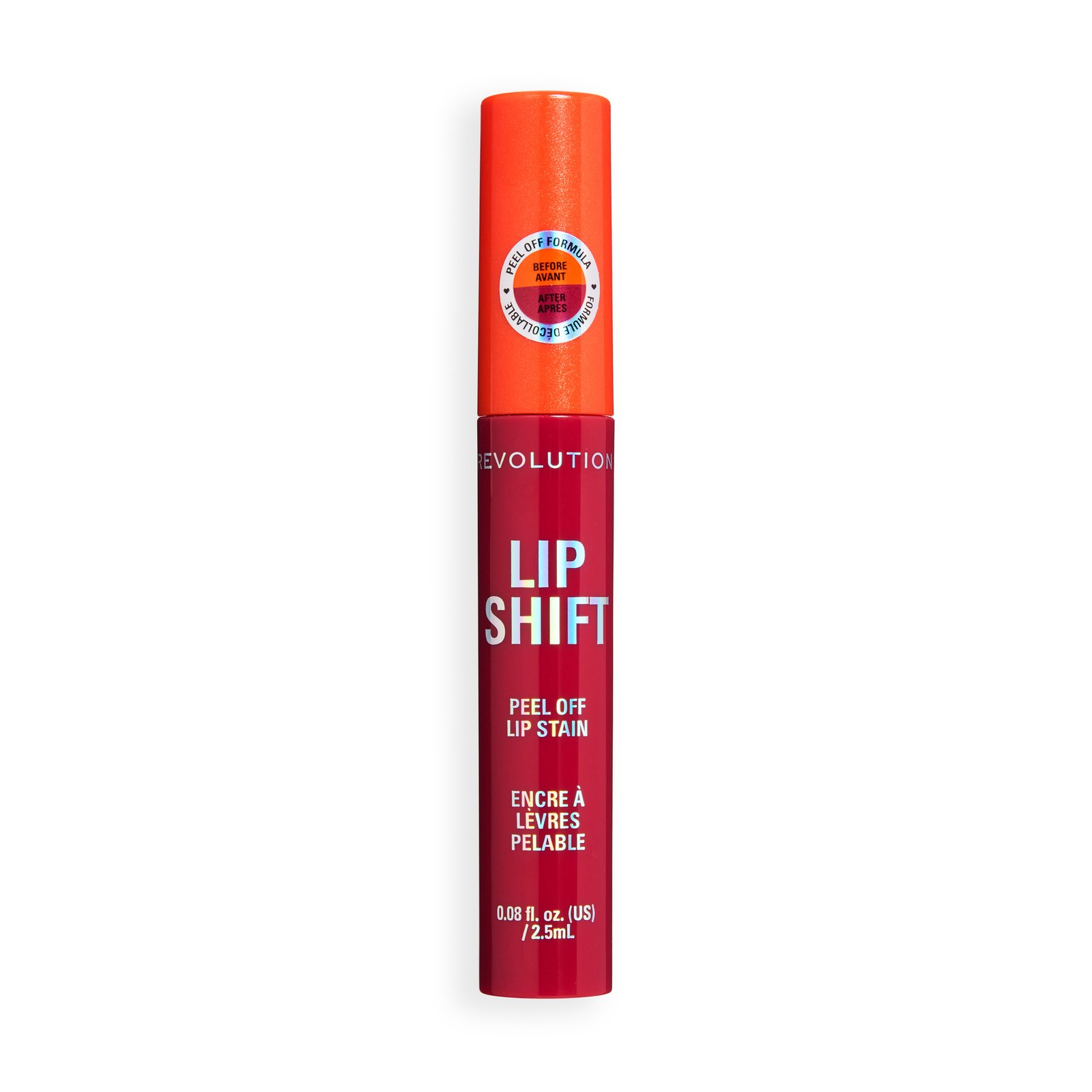 Revolution Lip Shift Peel Off Lip Stain Solar Flare Coral 2,5 ml
