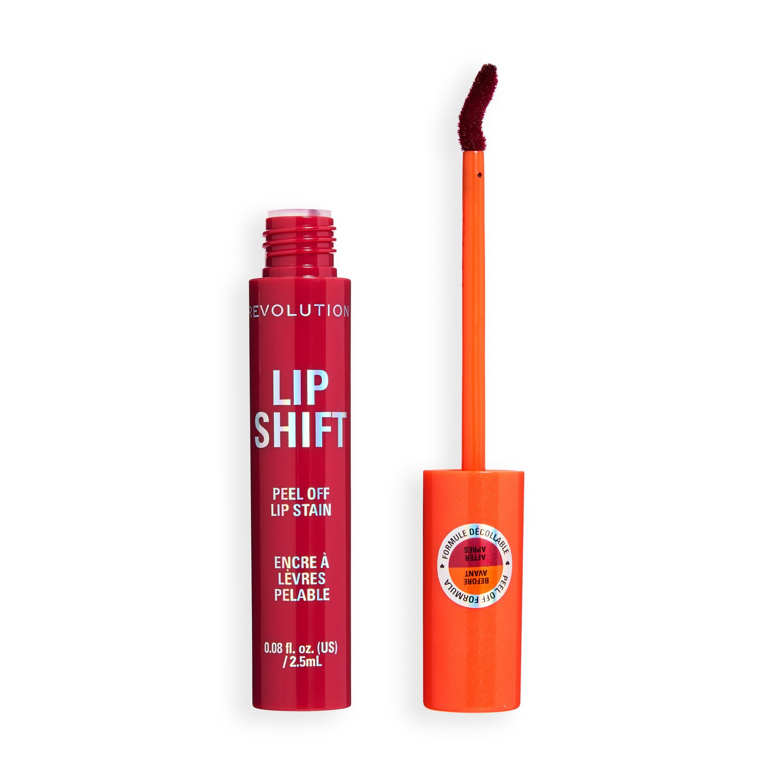 Revolution Lip Shift Peel Off Lip Stain Solar Flare Coral 2,5 ml