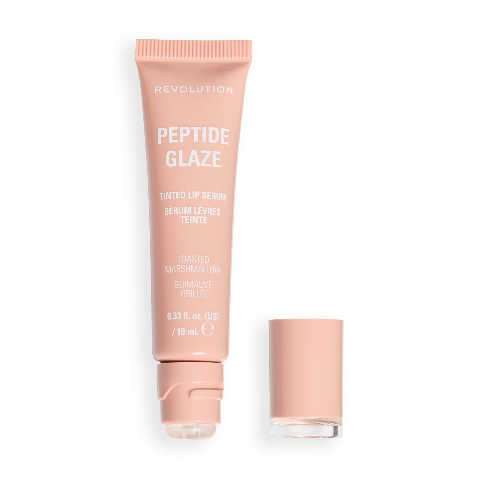 Revolution Peptide Glaze Tinted Lip Serum Toasted Marshmallow 10 ml