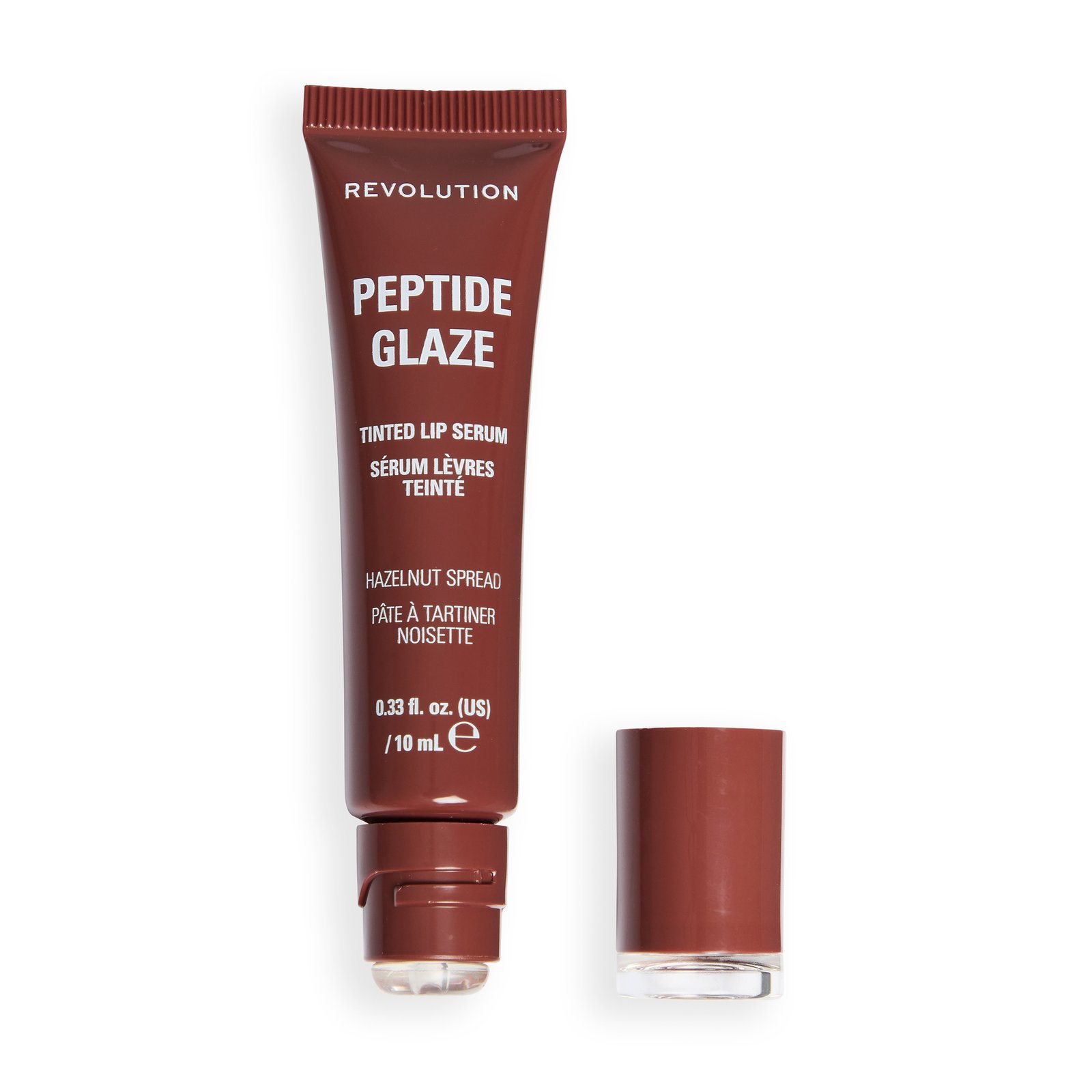 Revolution Peptide Glaze Tinted Lip Serum Hazelnut Spread 10 ml