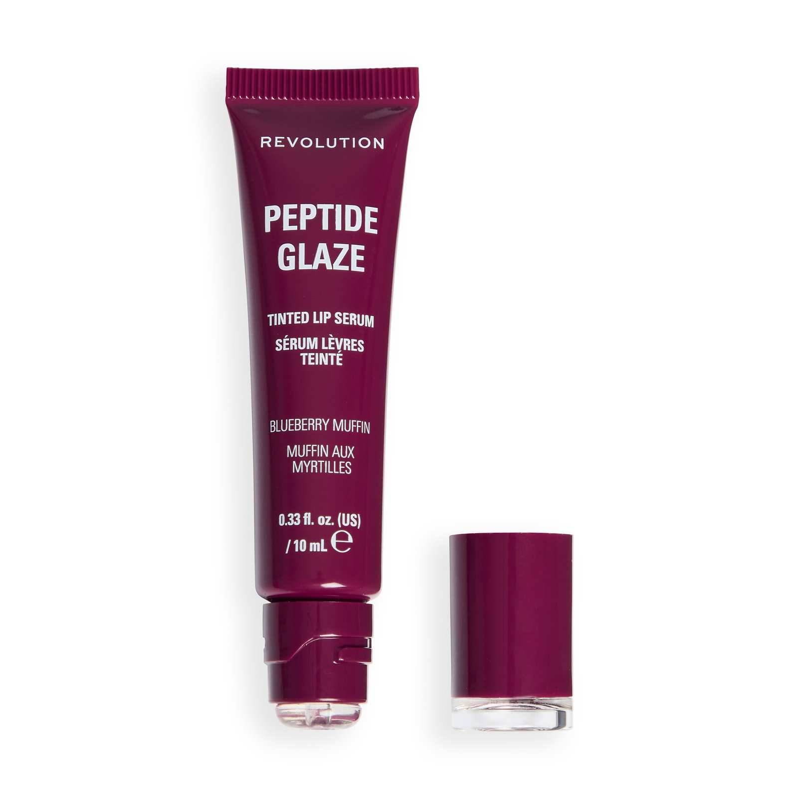 Revolution Peptide Glaze Tinted Lip Serum Blueberry Muffin 10 ml