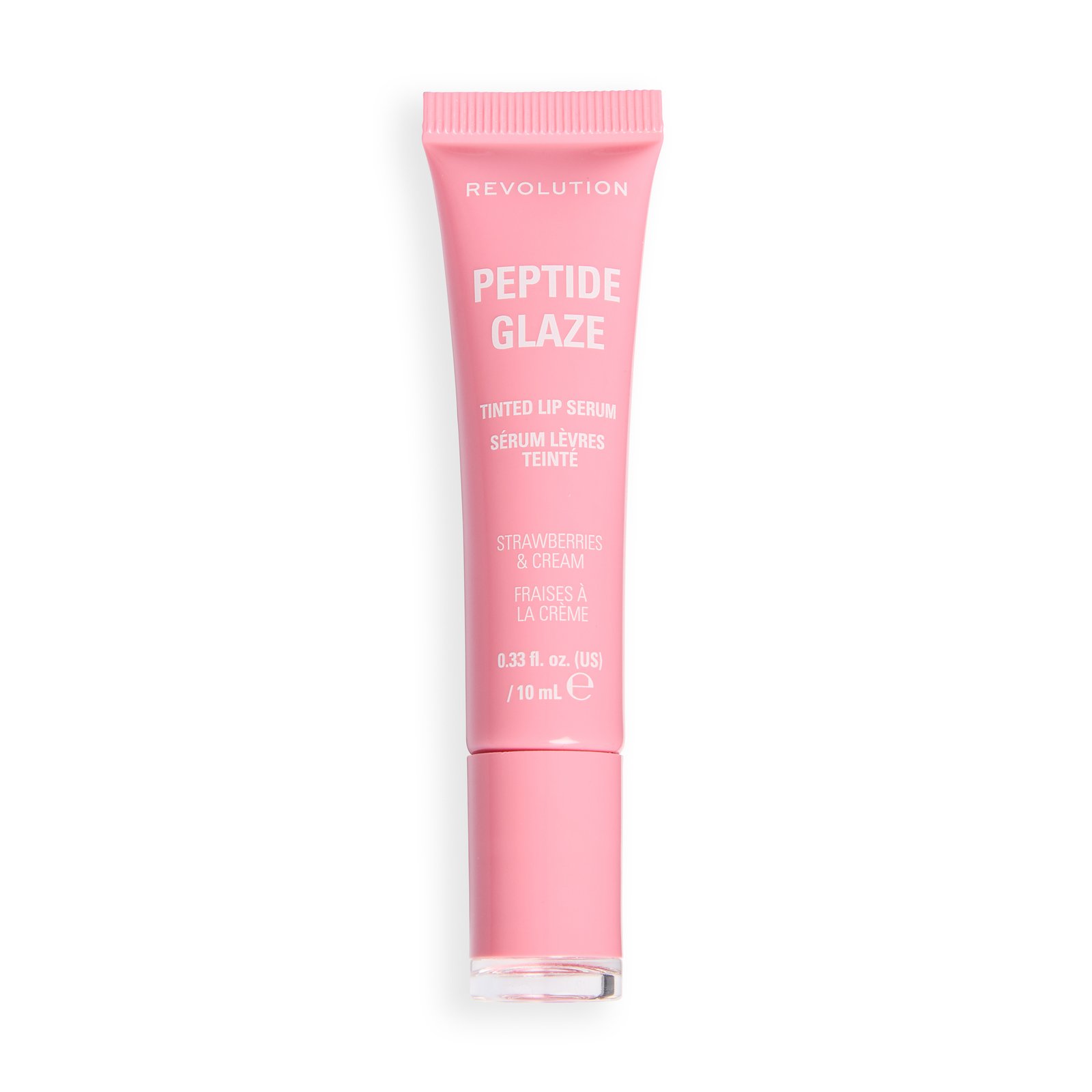 Revolution Peptide Glaze Tinted Lip Serum Strawberries & Cream 10 ml