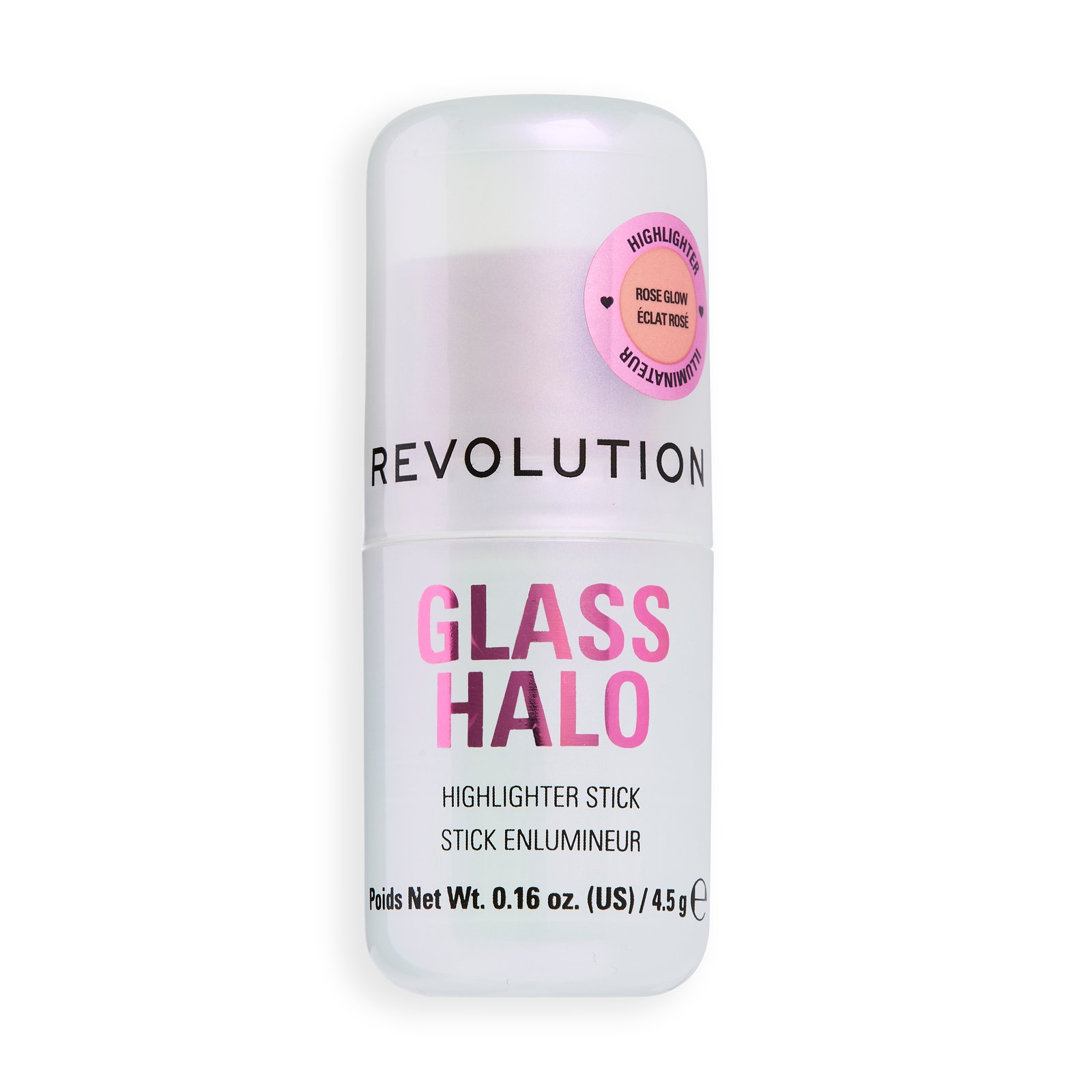 Revolution Glass Halo Highlighter Stick Rose Glow 5,5 g