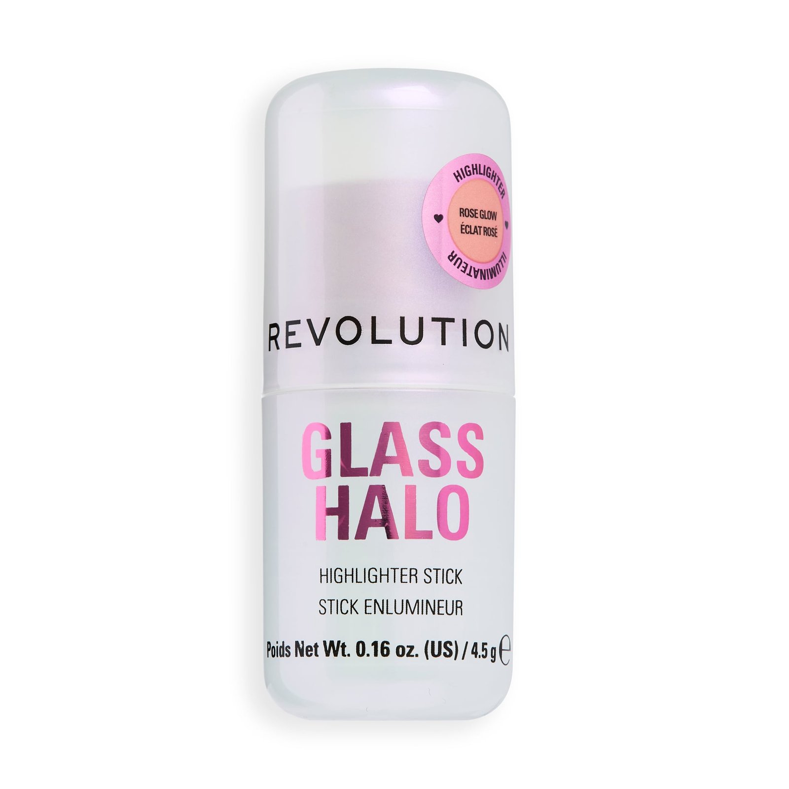 Revolution Glass Halo Highlighter Stick Rose Glow 5,5 g
