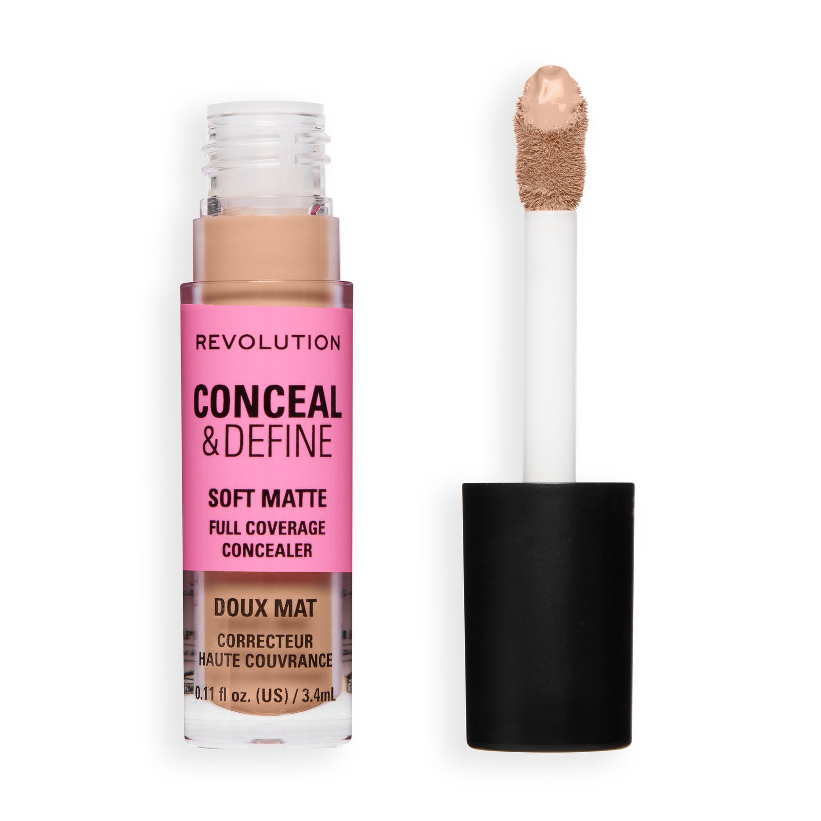 Revolution Conceal and Define Full Coverage Concealer C4C, 3,4 ml