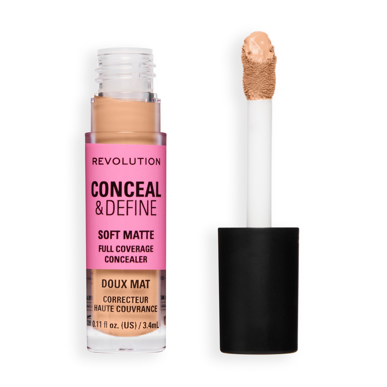 Revolution Conceal and Define Full Coverage Concealer C5NW, 3,4 ml