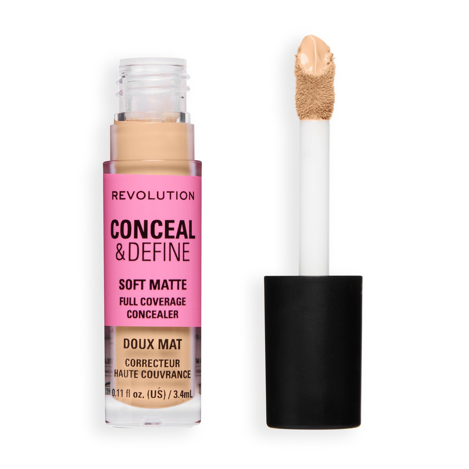 Revolution Conceal and Define Full Coverage Concealer C6N, 3,4 ml