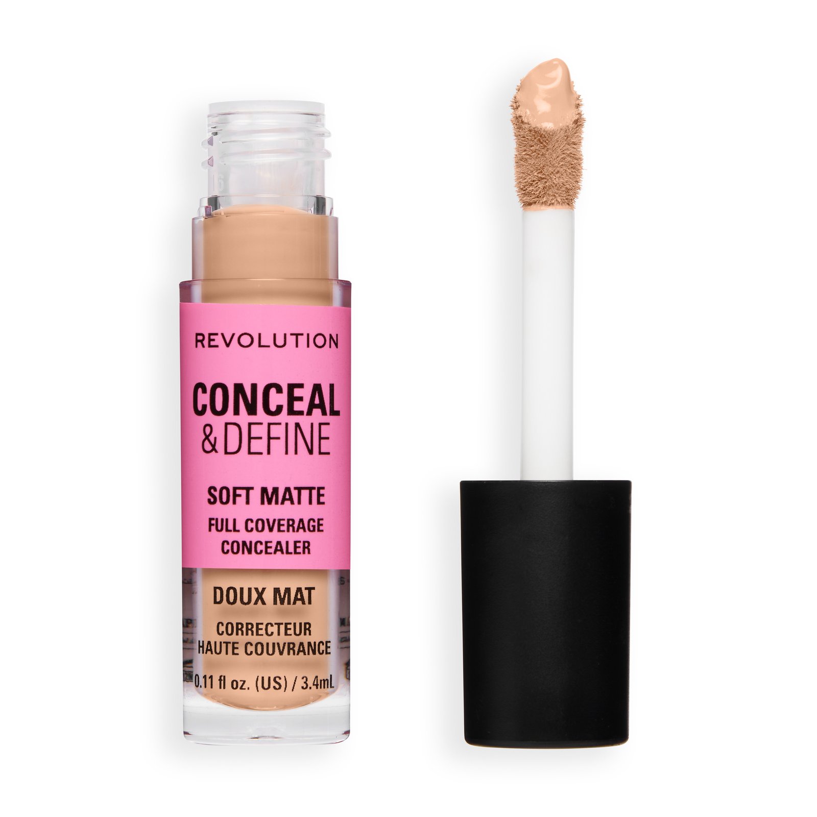 Revolution Conceal and Define Full Coverage Concealer C7NC, 3,4 ml
