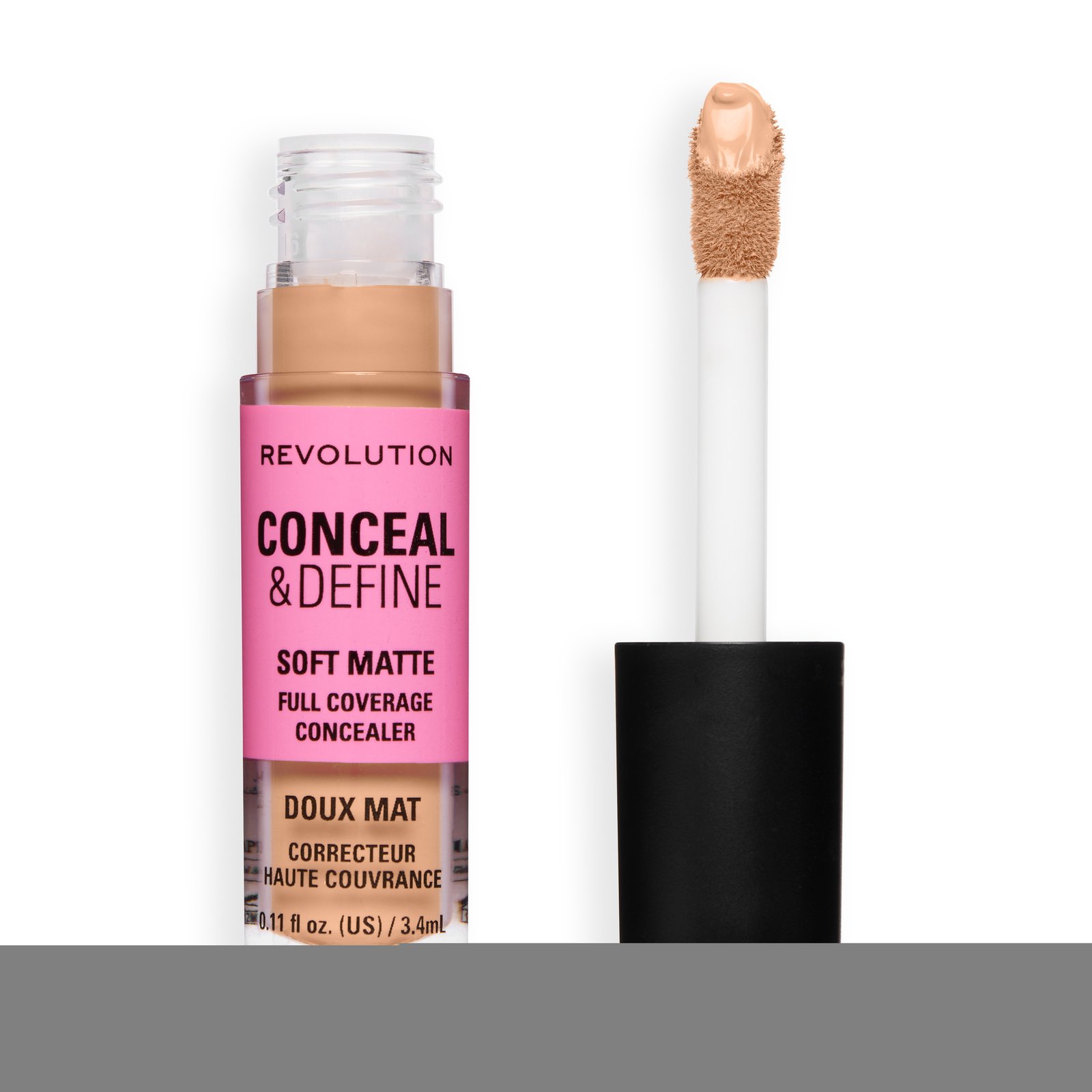 Revolution Conceal and Define Full Coverage Concealer C8C, 3,4 ml