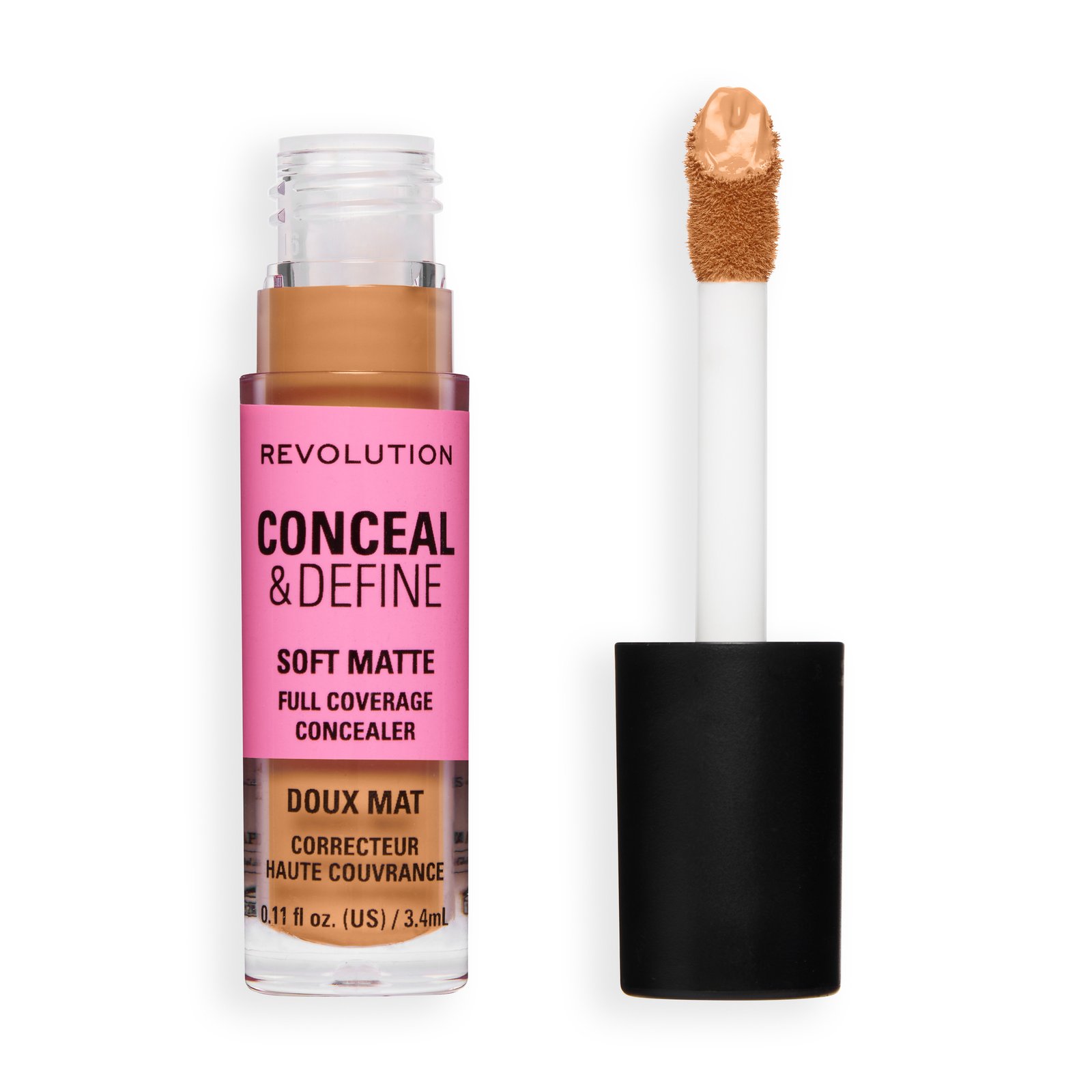 Revolution Conceal and Define Full Coverage Concealer C12C, 3,4 ml