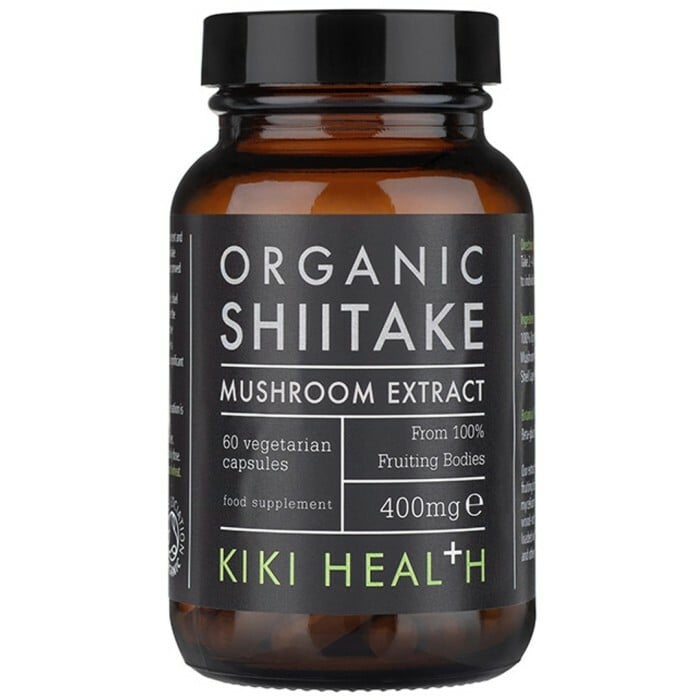 Kiki Health Organic Shiitake Extract Mushroom 60 kapslar