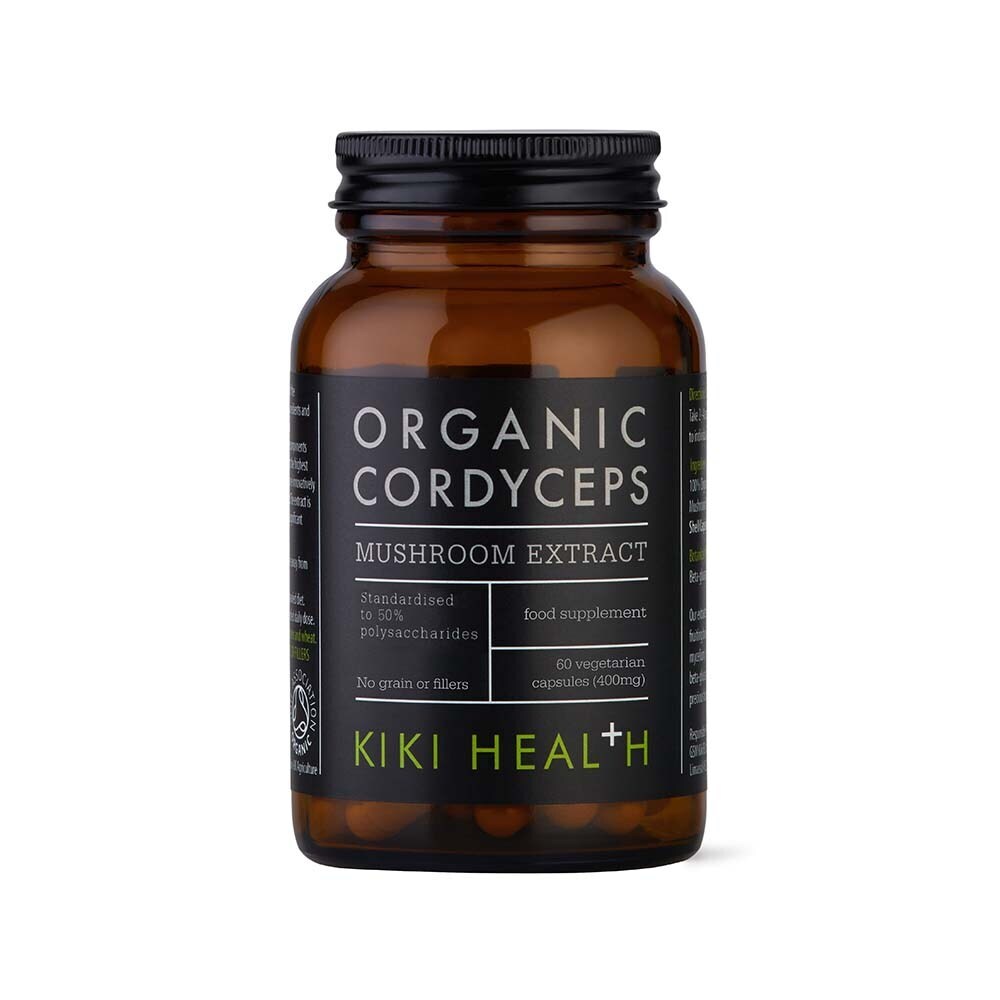 KIKI HEALTH Organic Mushroom Extract Cordyceps 60 kapslar