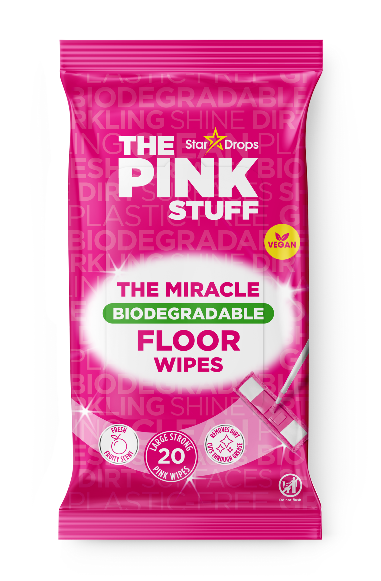 The Pink Stuff Floor Wipes 20 st