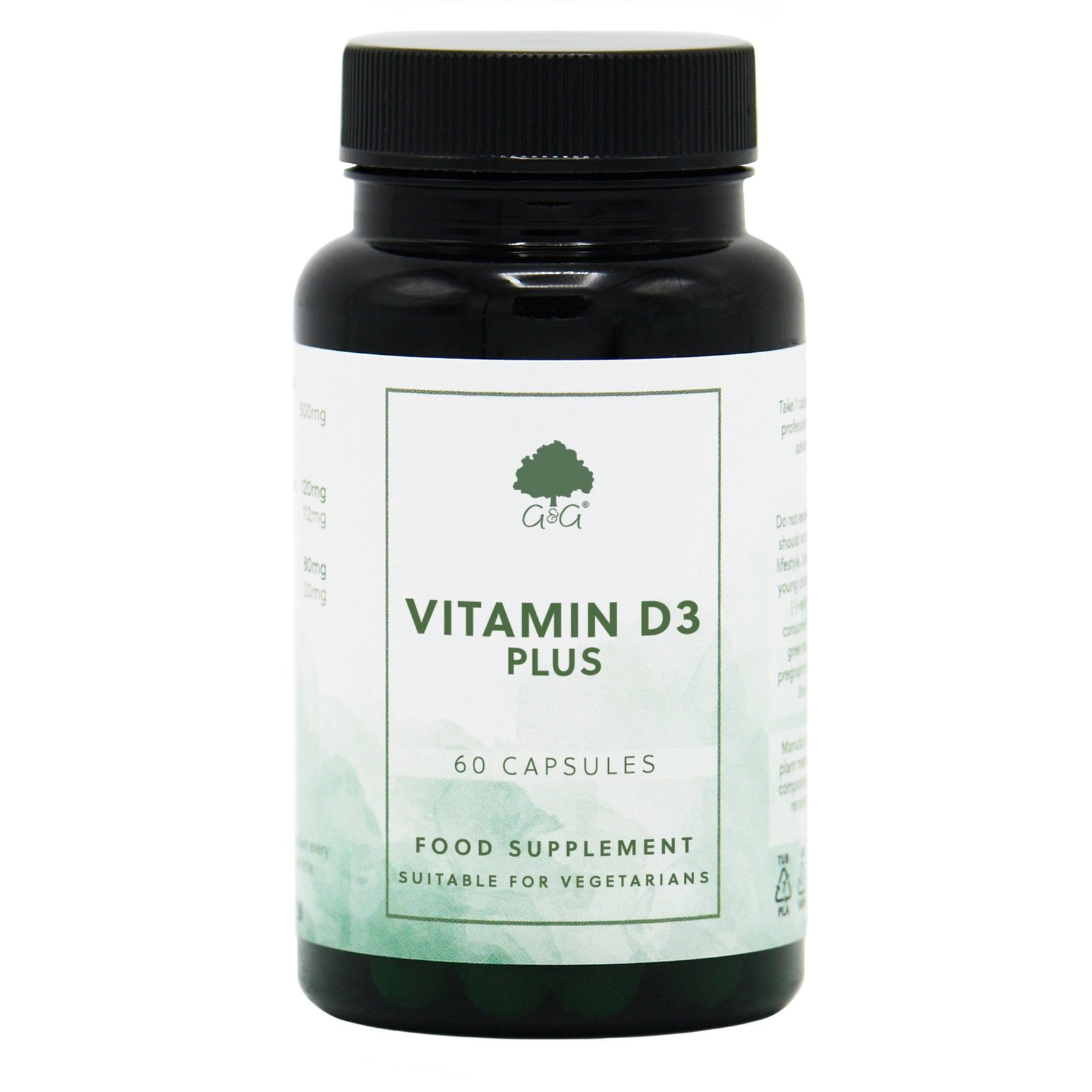 G&G Vitamin D3 & K2 60 kapslar