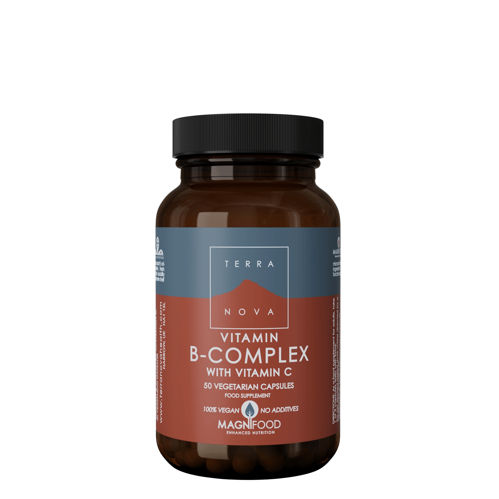 Terranova B-Complex with Vitamin C 50 kapslar