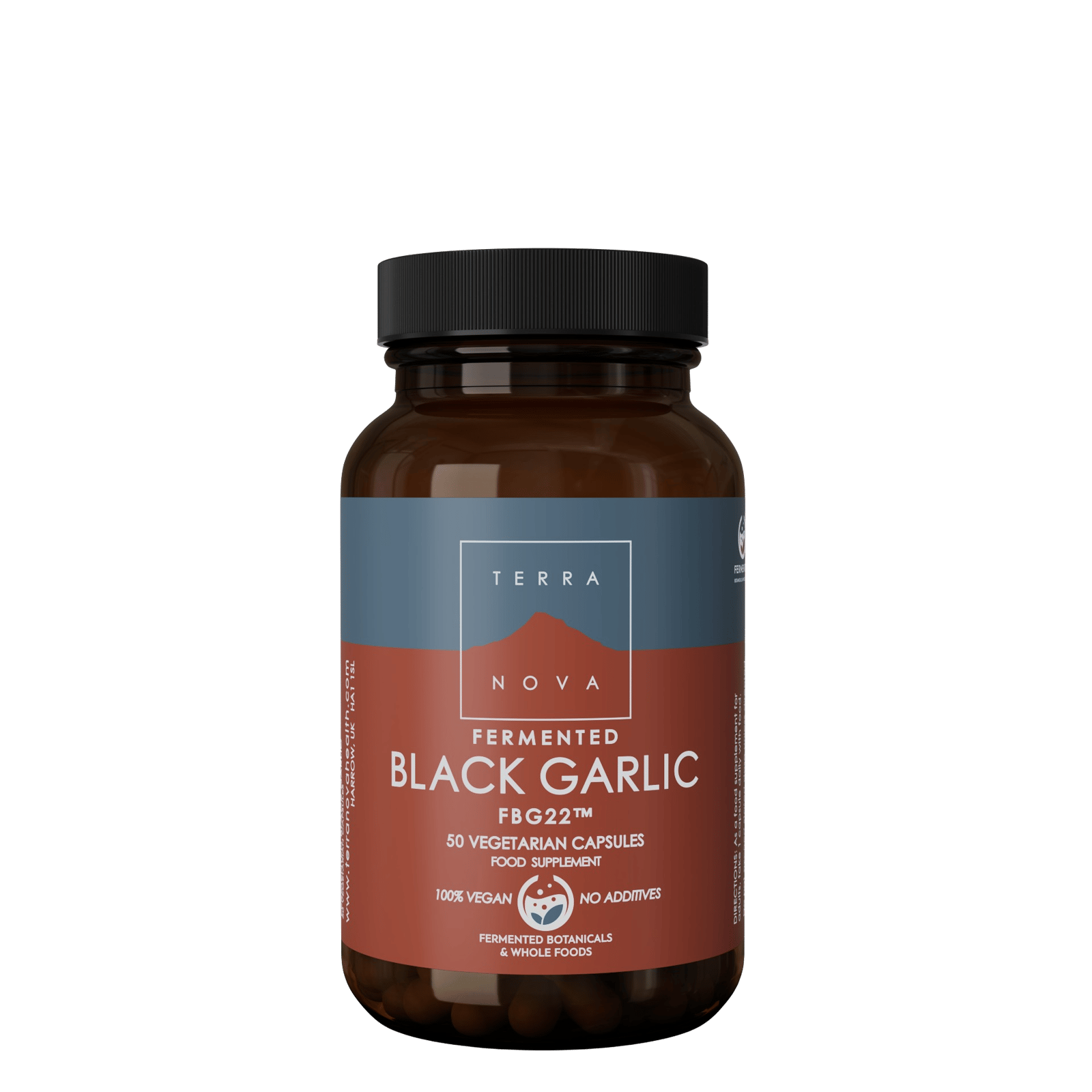 Terranova Fermented Black Garlic FBG 22 300 mg 50 kapslar