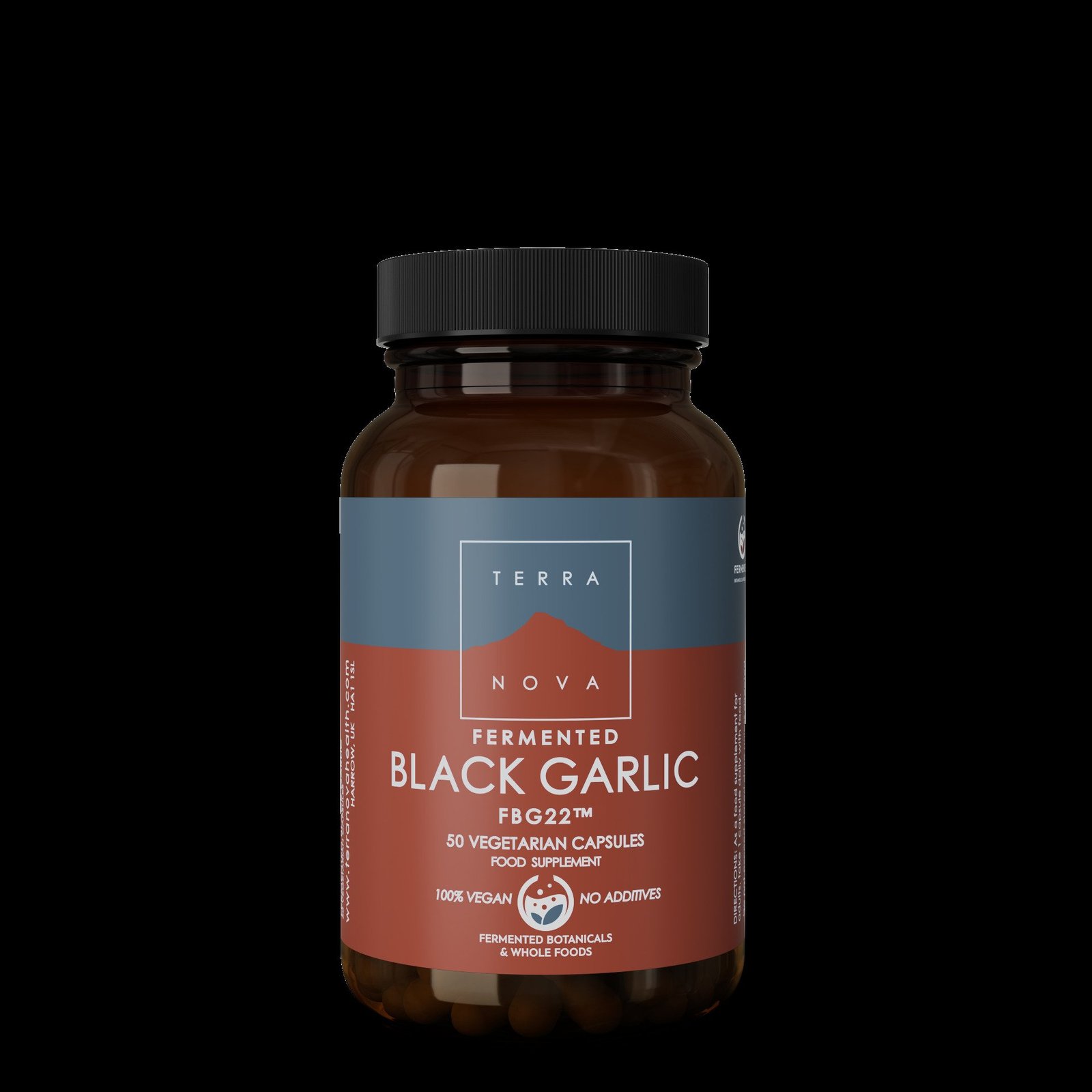 Terranova Fermented Black Garlic FBG 22 300 mg 50 kapslar