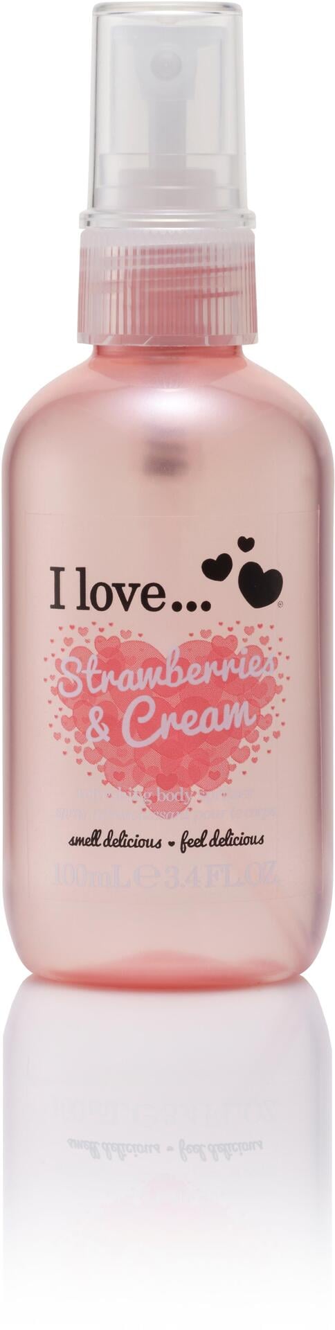 I Love Body Spritzer Strawberries Cream 100 ml
