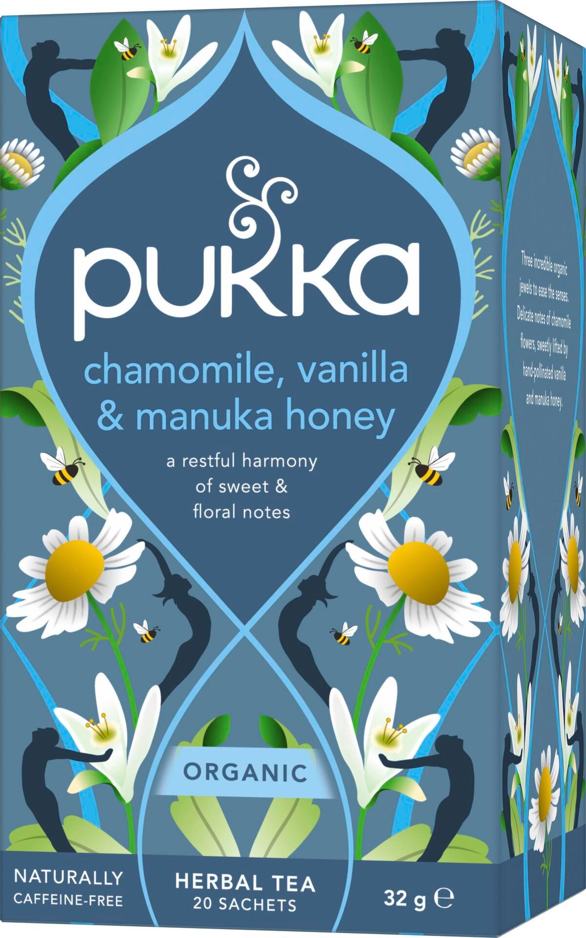 Pukka Örtte Chamomile Vanilla & Manuka Honey Eko 20 st