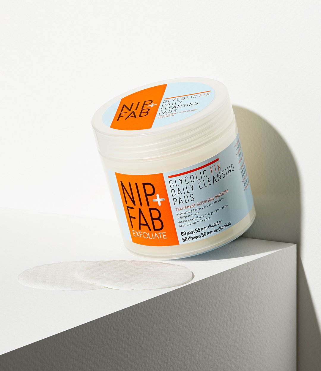 NIP+FAB Glycolic Fix Daily Cleansing Pads 60 st