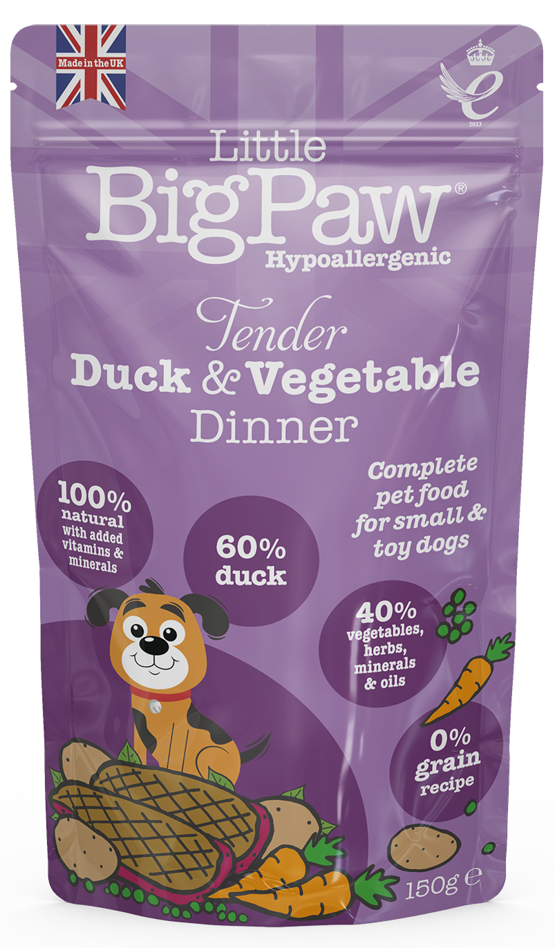 Little BigPaw Tender Duck & Vegetable Dinner 150 g