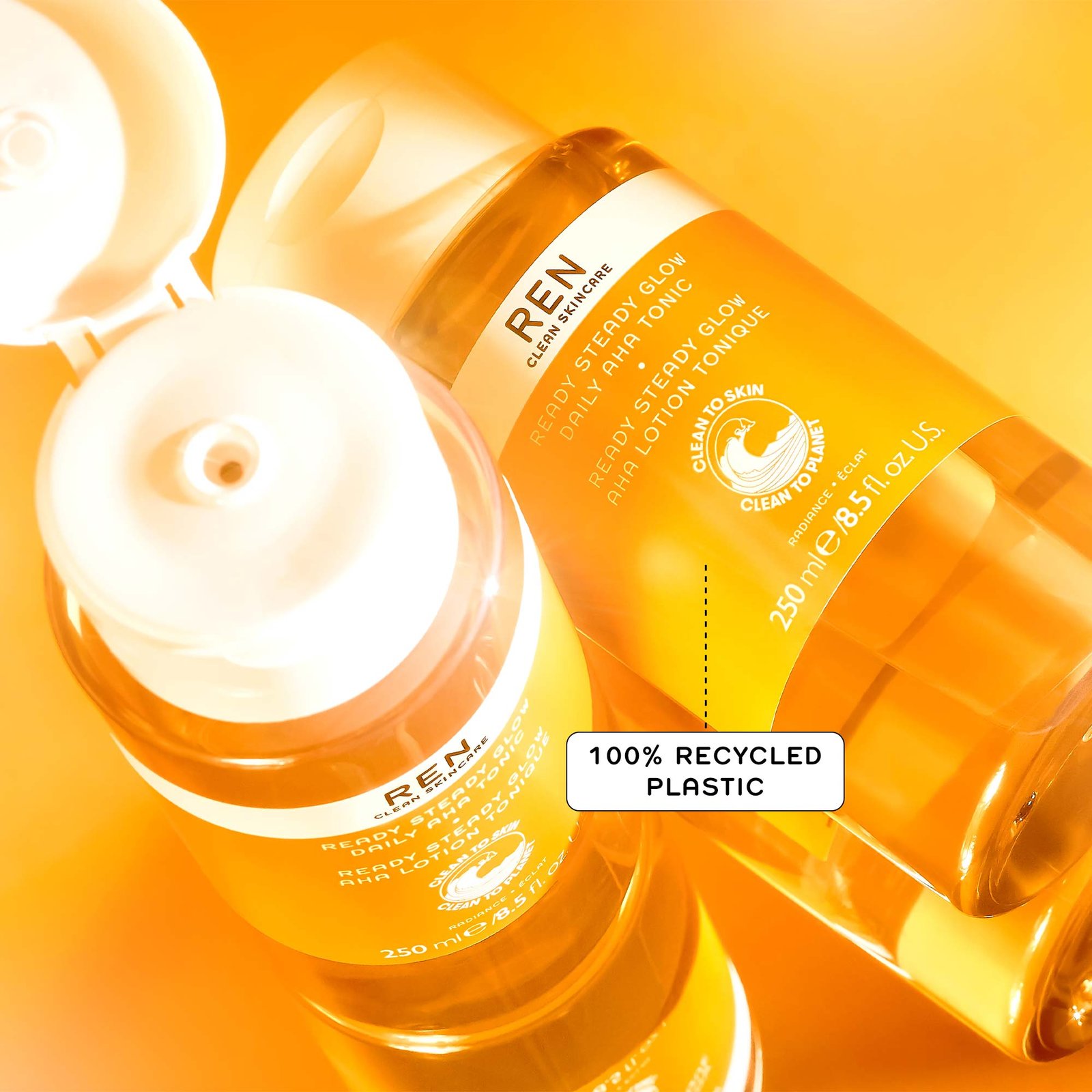 REN Ready Steady Glow Daily AHA Tonic 250 ml