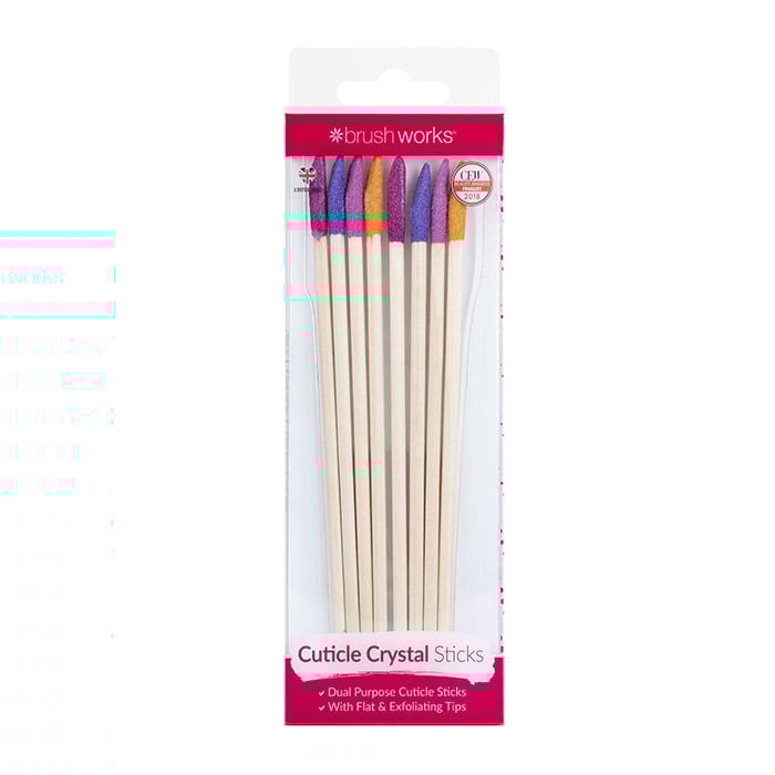 Brushworks Cuticle Crystal Sticks 8 st