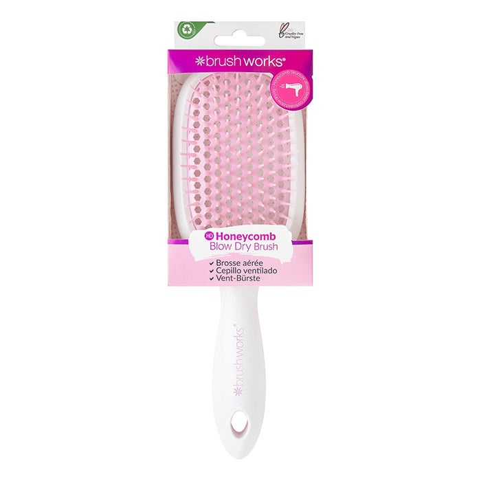 Brushworks HD Quick Blow Dry Hair Brush Pink 1 st
