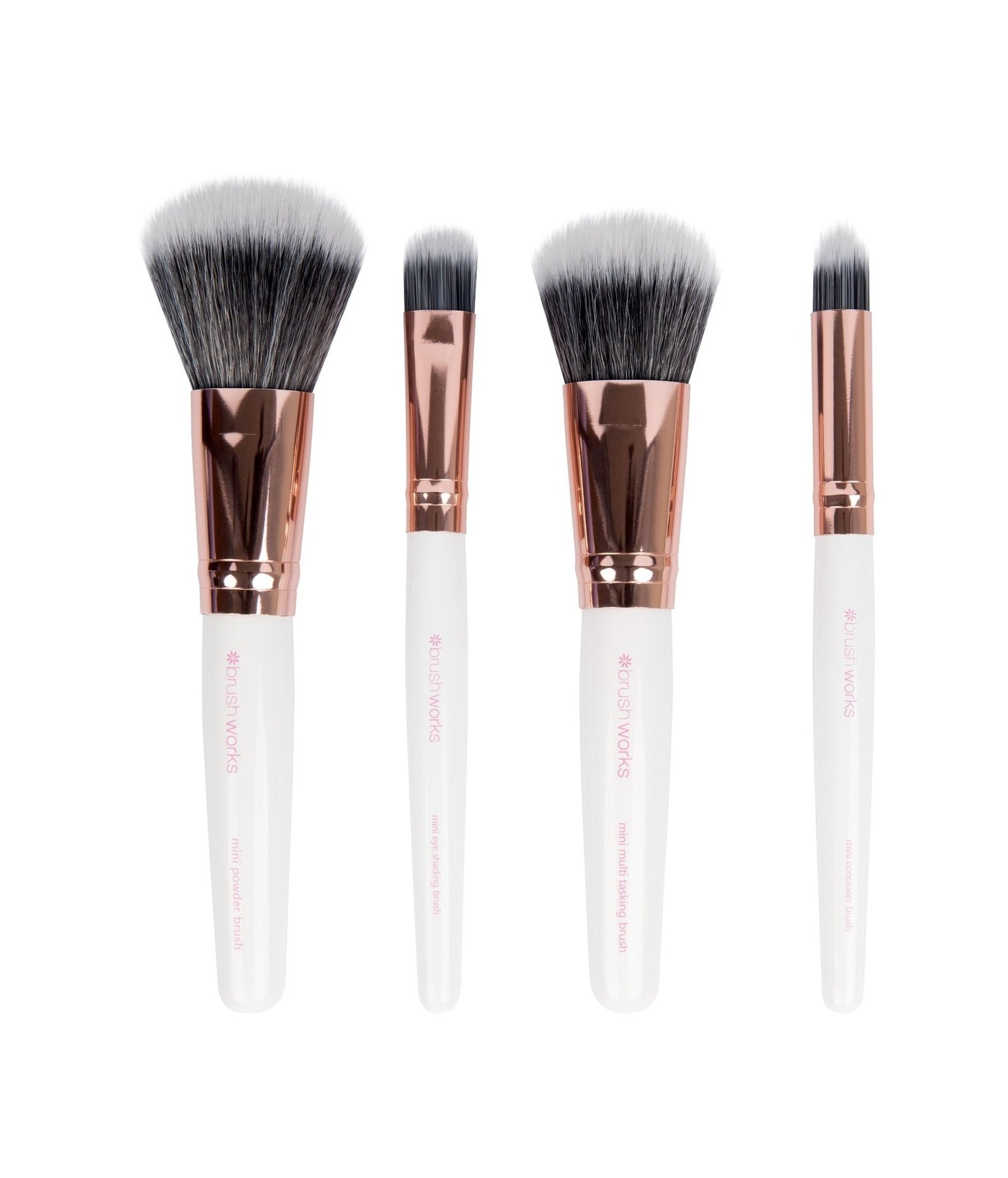 Brushworks Travel Set- Pink & Gold
